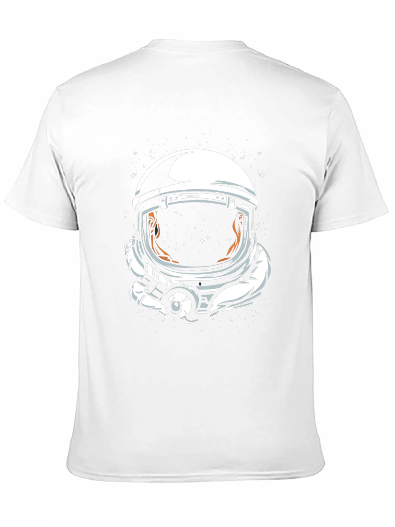 Astronaut Helmet Graphic T-Shirt - Space Design