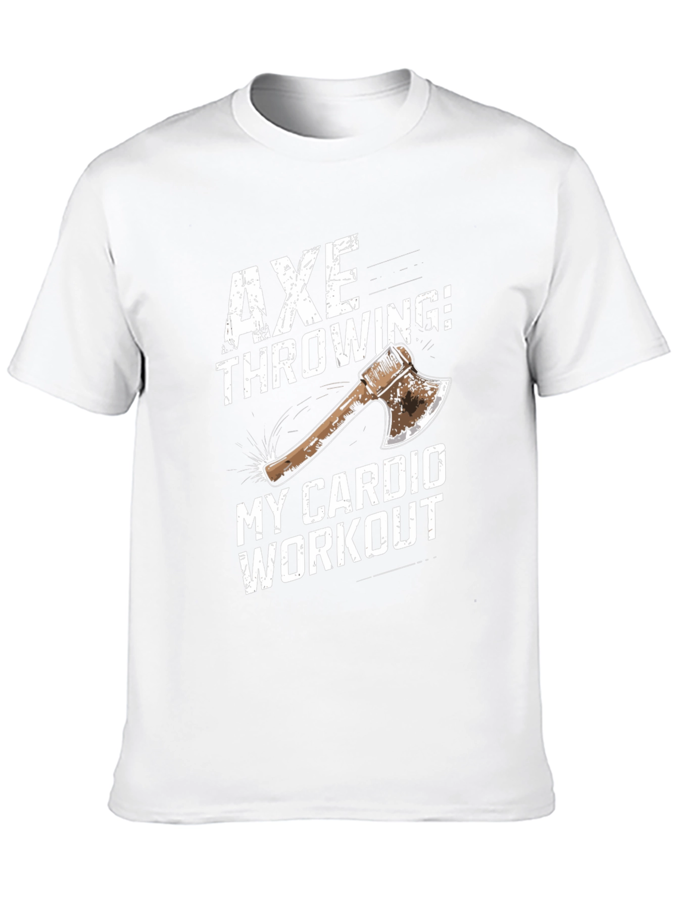 Axe Throwing Cardio Workout T-Shirt