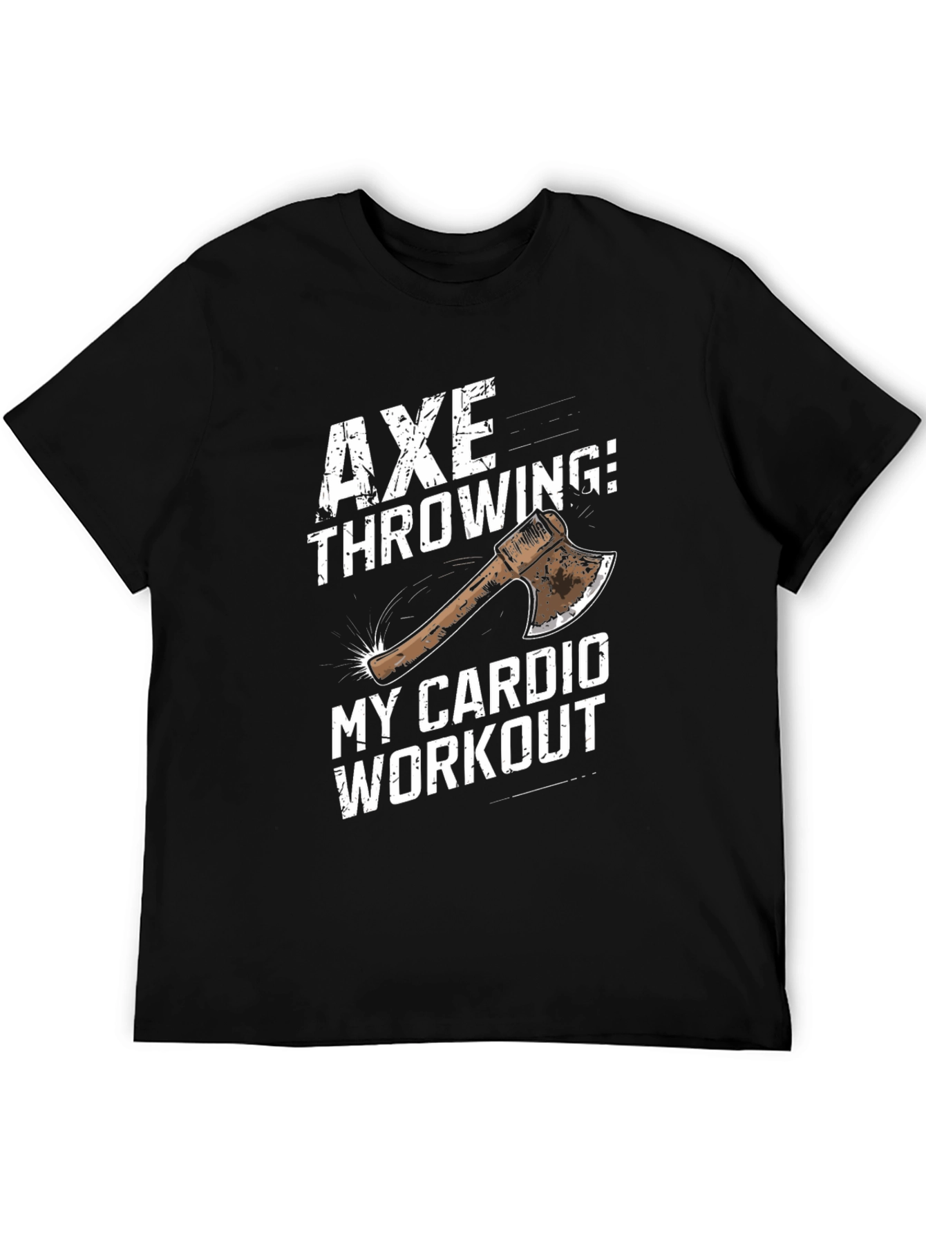 Axe Throwing Cardio Workout T-Shirt