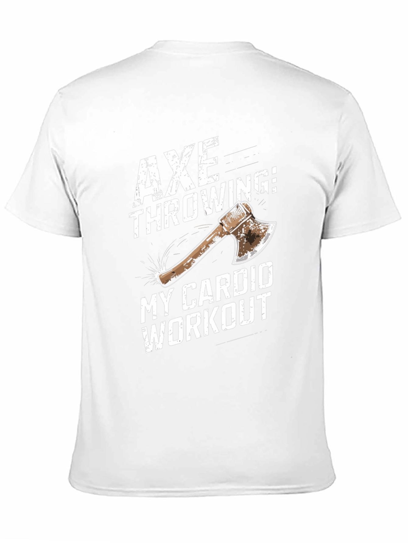 Axe Throwing Cardio Workout T-Shirt