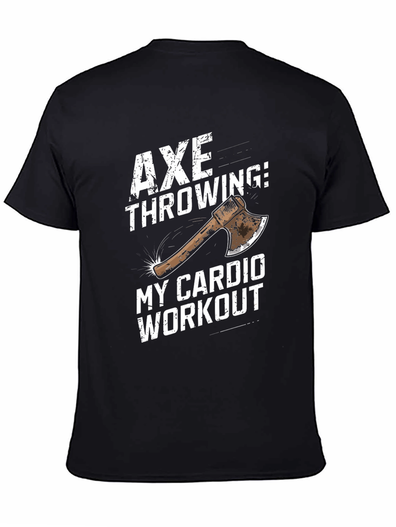 Axe Throwing Cardio Workout T-Shirt