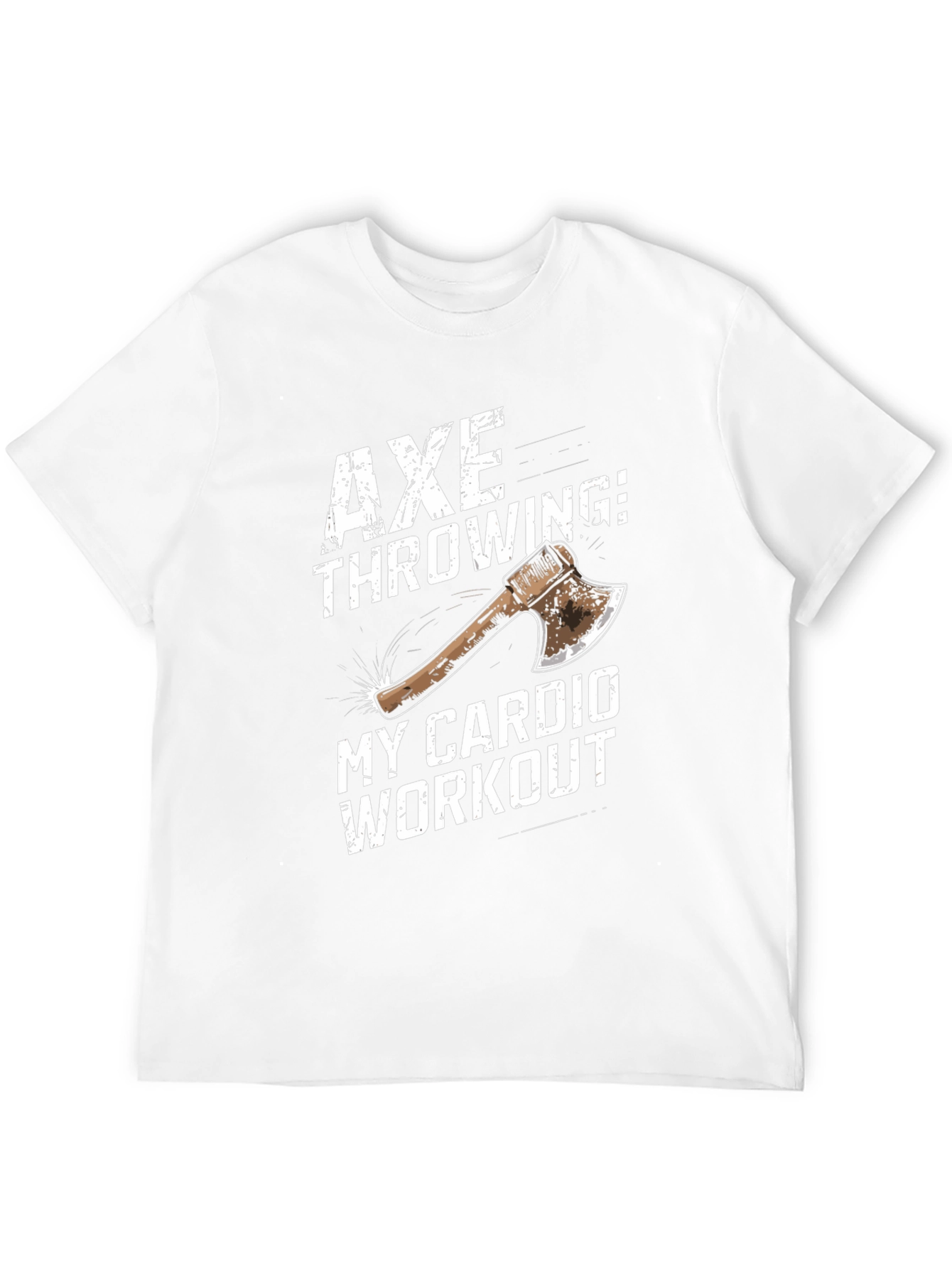 Axe Throwing Cardio Workout T-Shirt