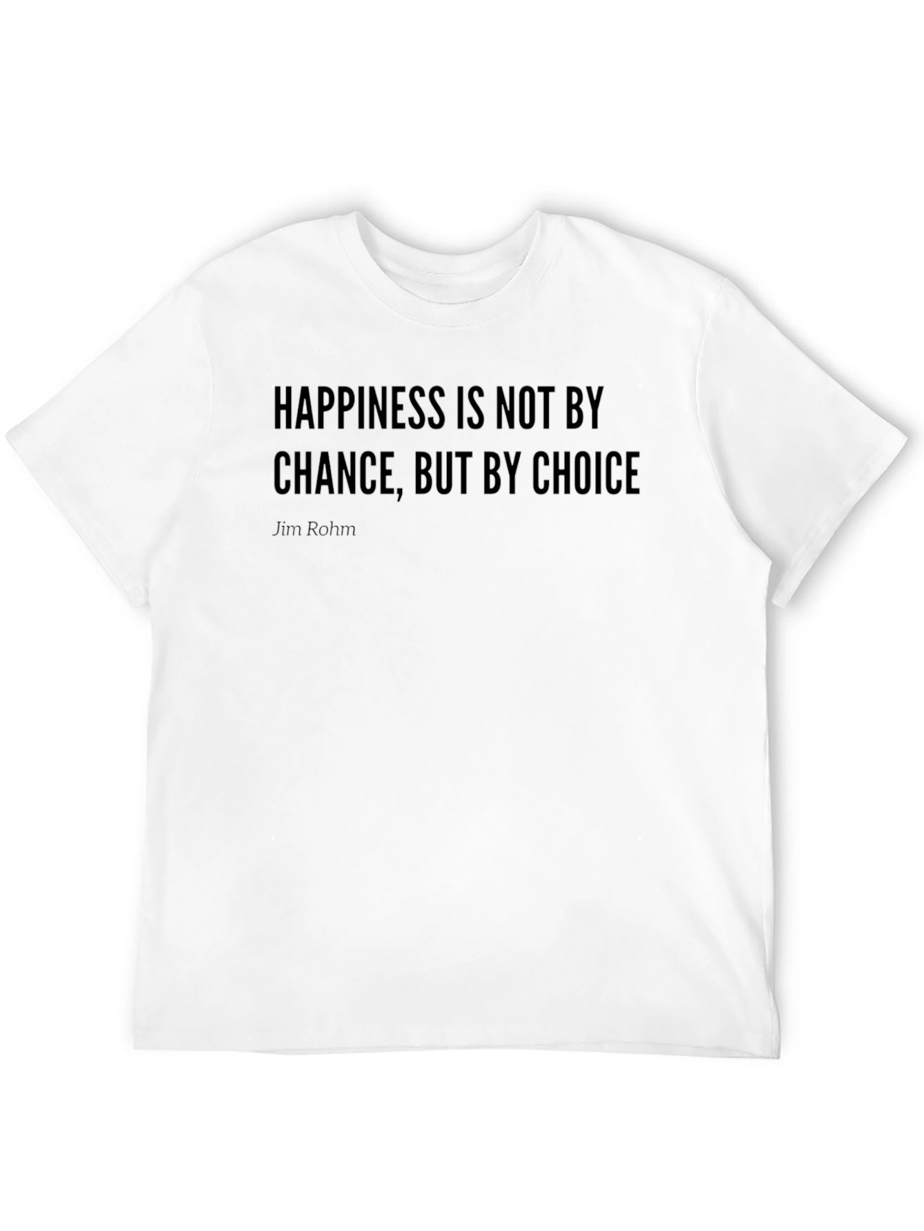 Happiness Choice Graphic Tee - Black