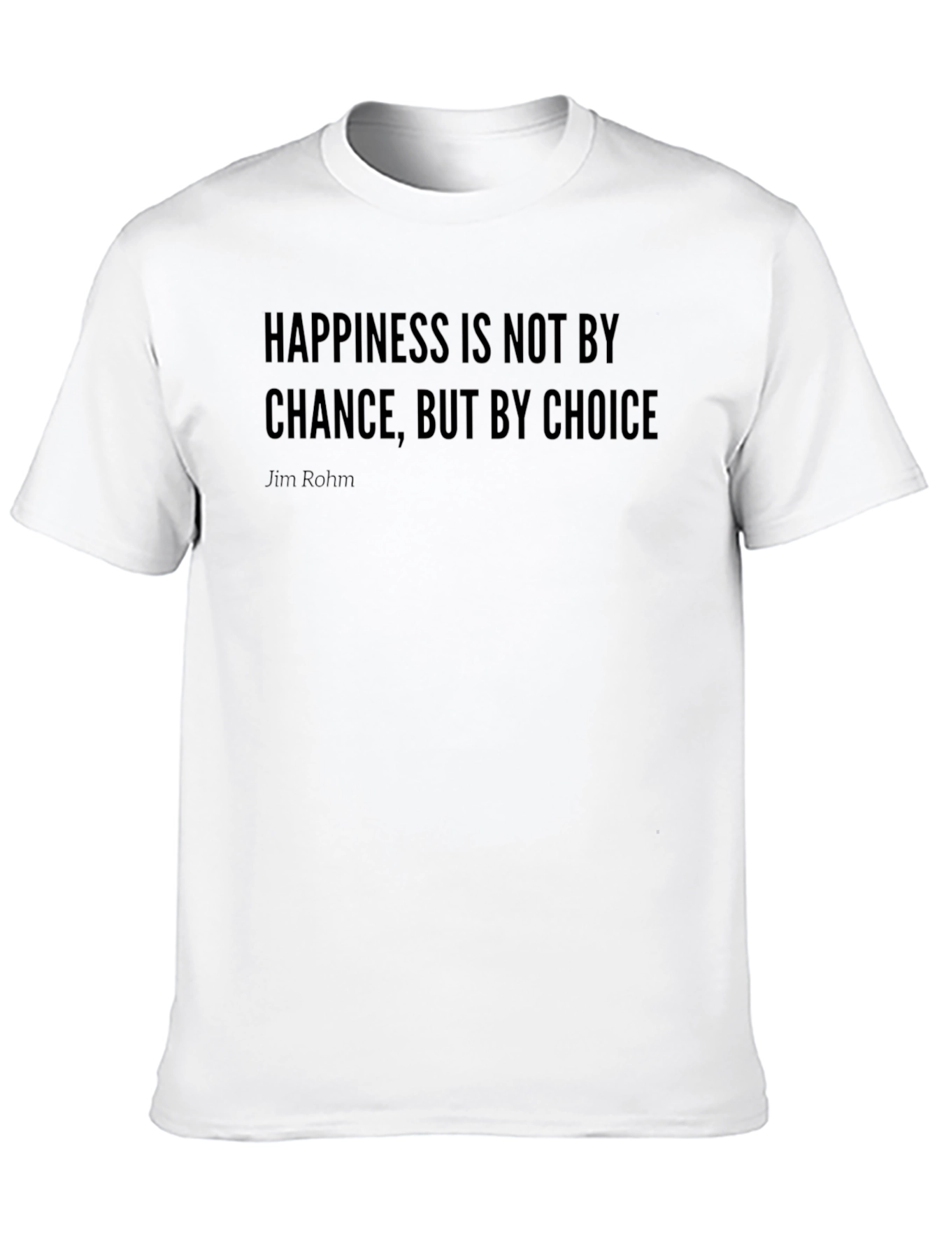 Happiness Choice Graphic Tee - Black