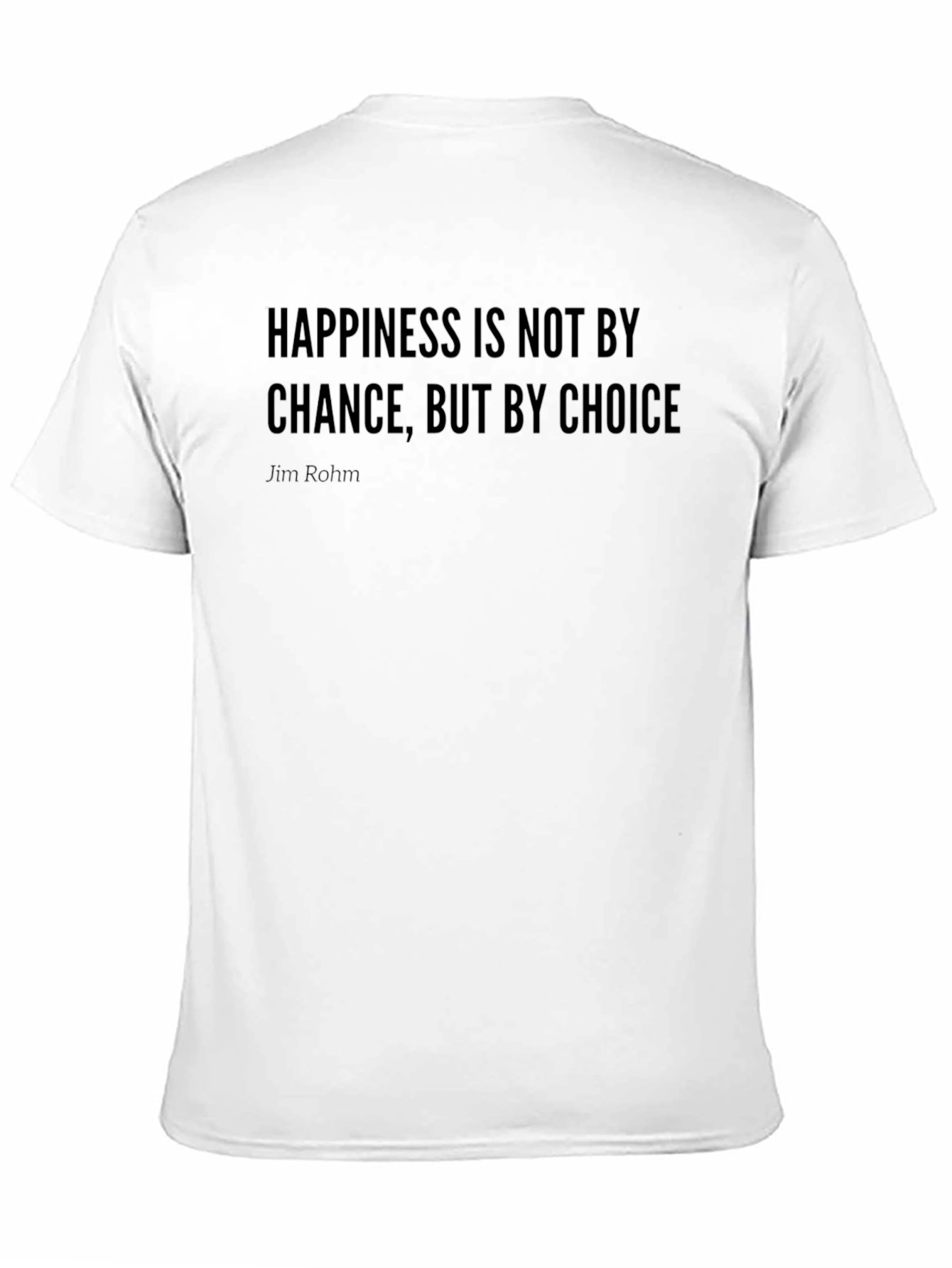 Happiness Choice Graphic Tee - Black