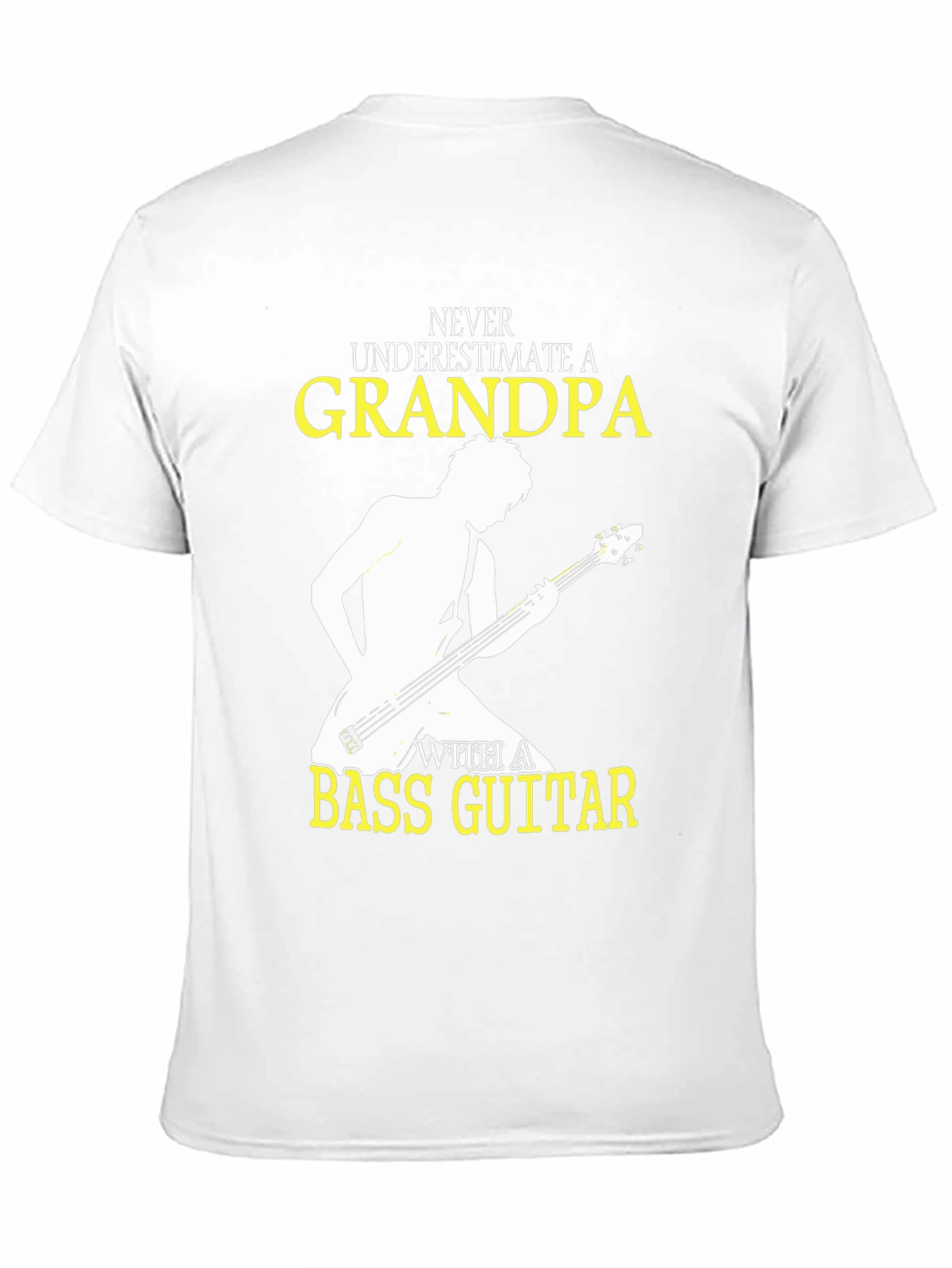 Grandpa Bass Guitar T-Shirt - Musician Gift