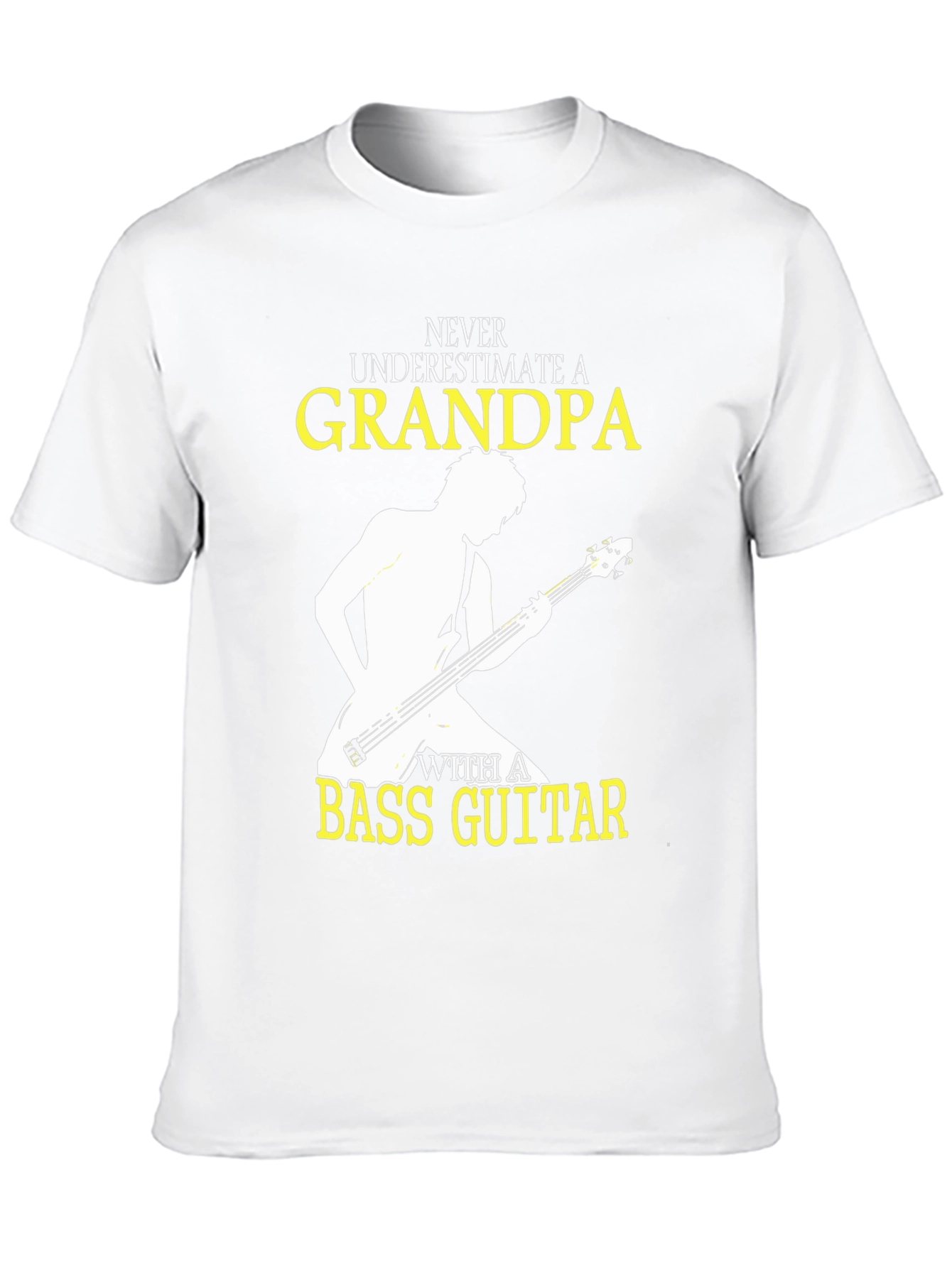 Grandpa Bass Guitar T-Shirt - Musician Gift