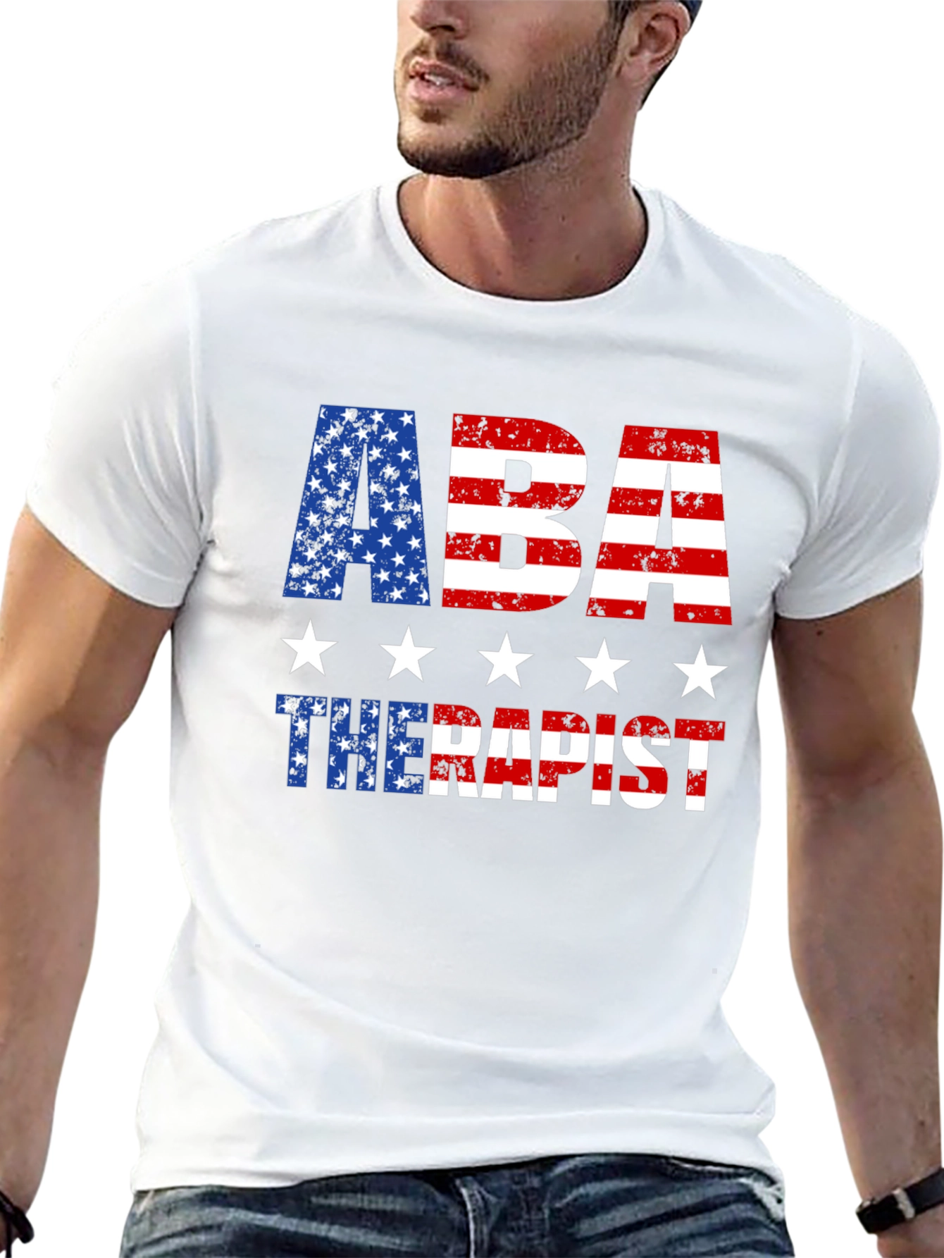 ABA Therapist Patriotic T-Shirt
