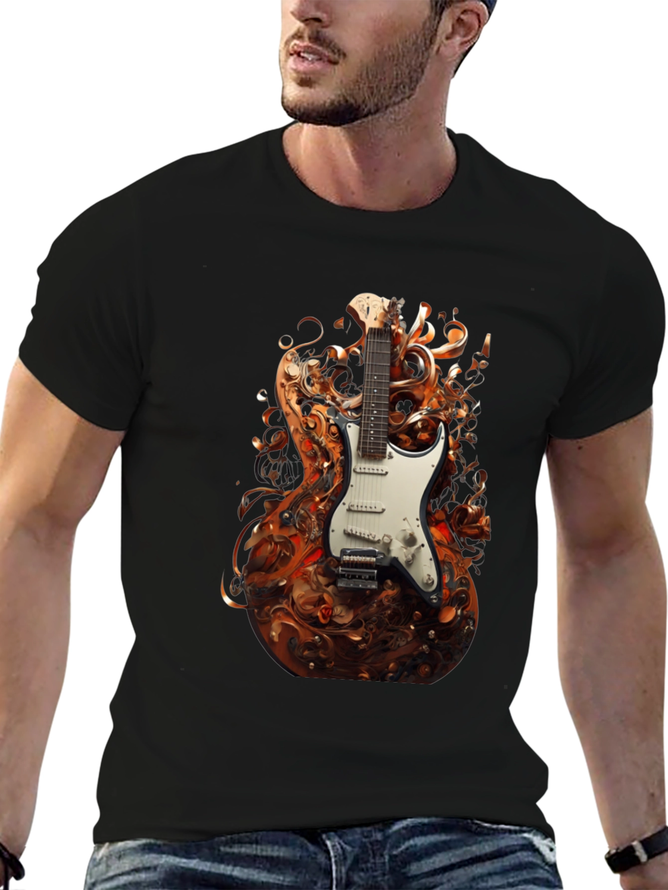 Guitar Graphic Tee - Musicians Style