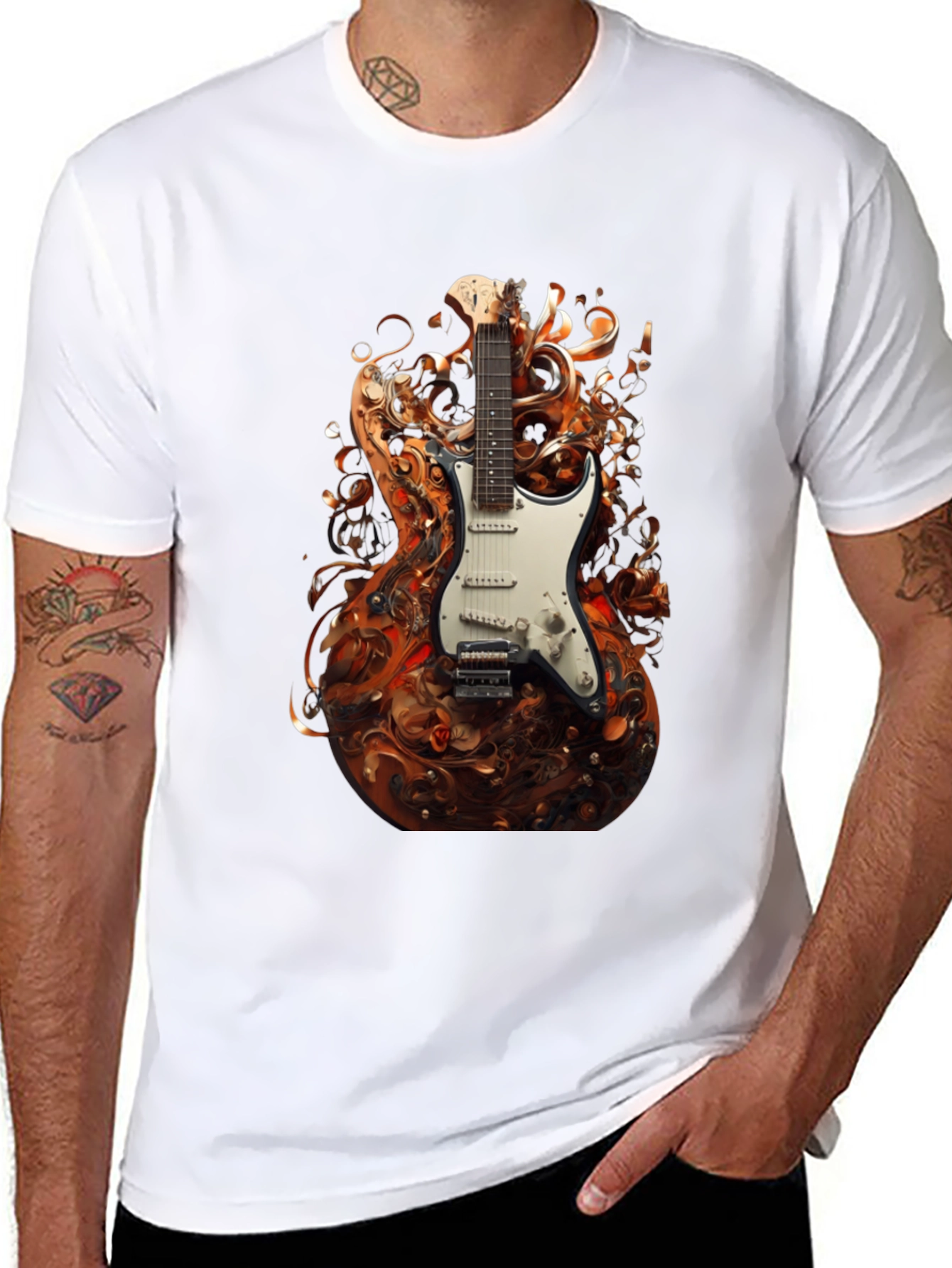 Guitar Graphic Tee - Musicians Style