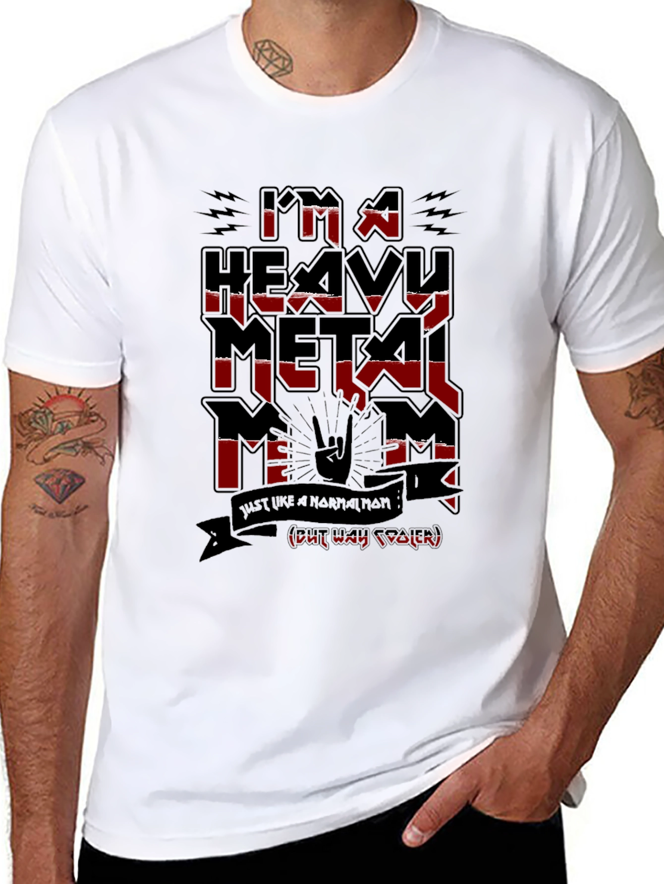 Heavy Metal Technician Black T-Shirt