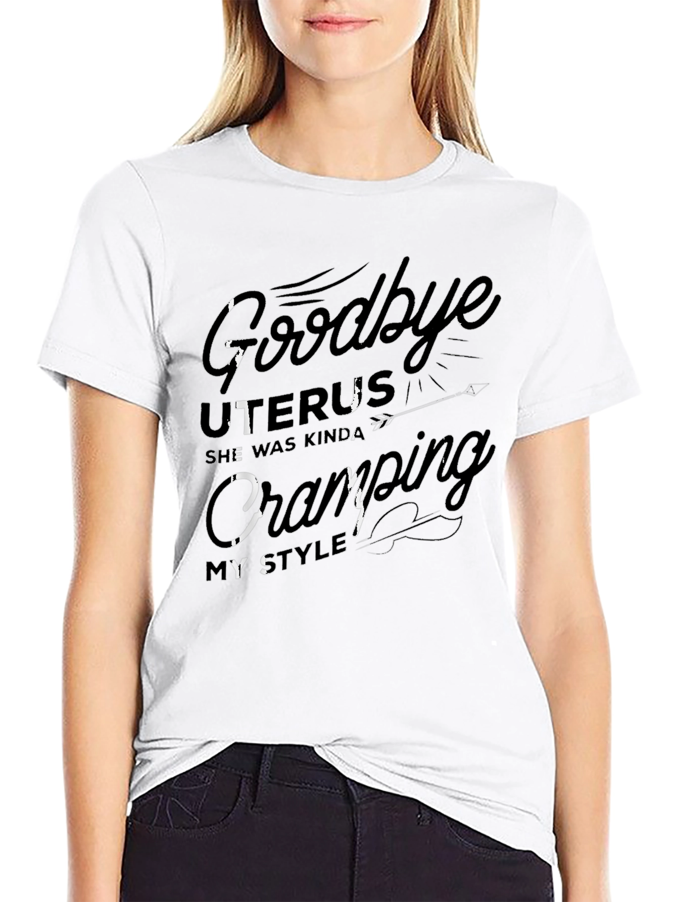 Goodbye Uterus Funny Graphic Tee