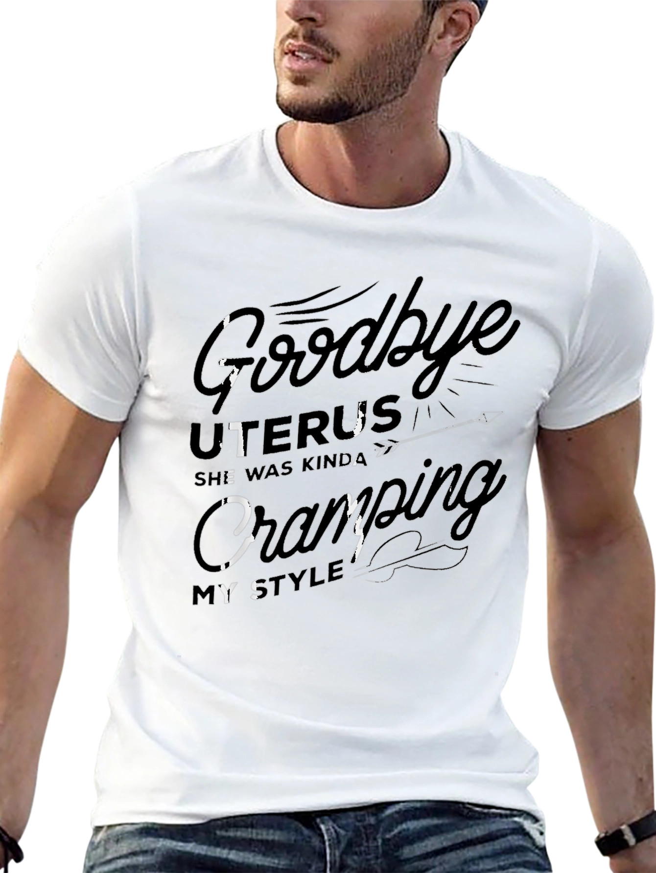 Goodbye Uterus Funny Graphic Tee