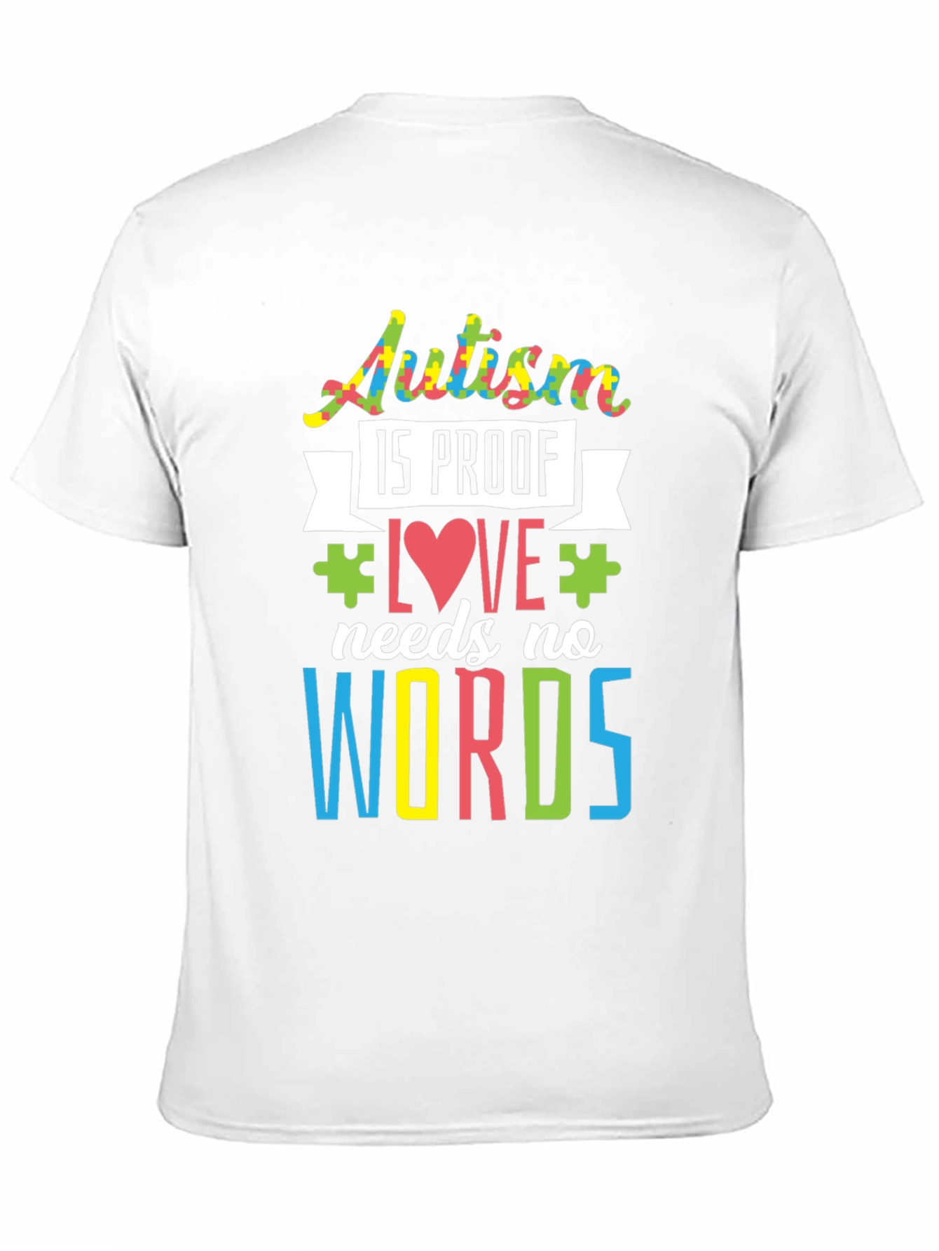 Autism Awareness Love Needs No Words T-Shirt
