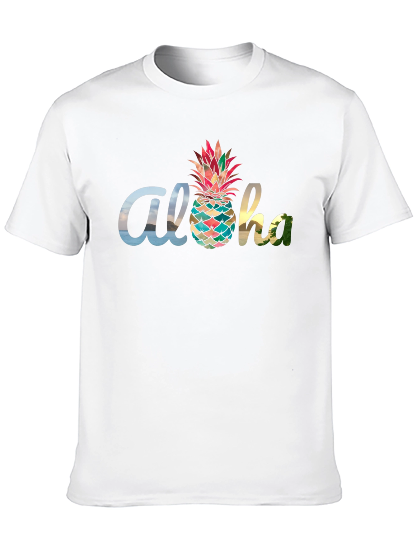 Aloha Pineapple Graphic Tee - Tropical Summer Vibes