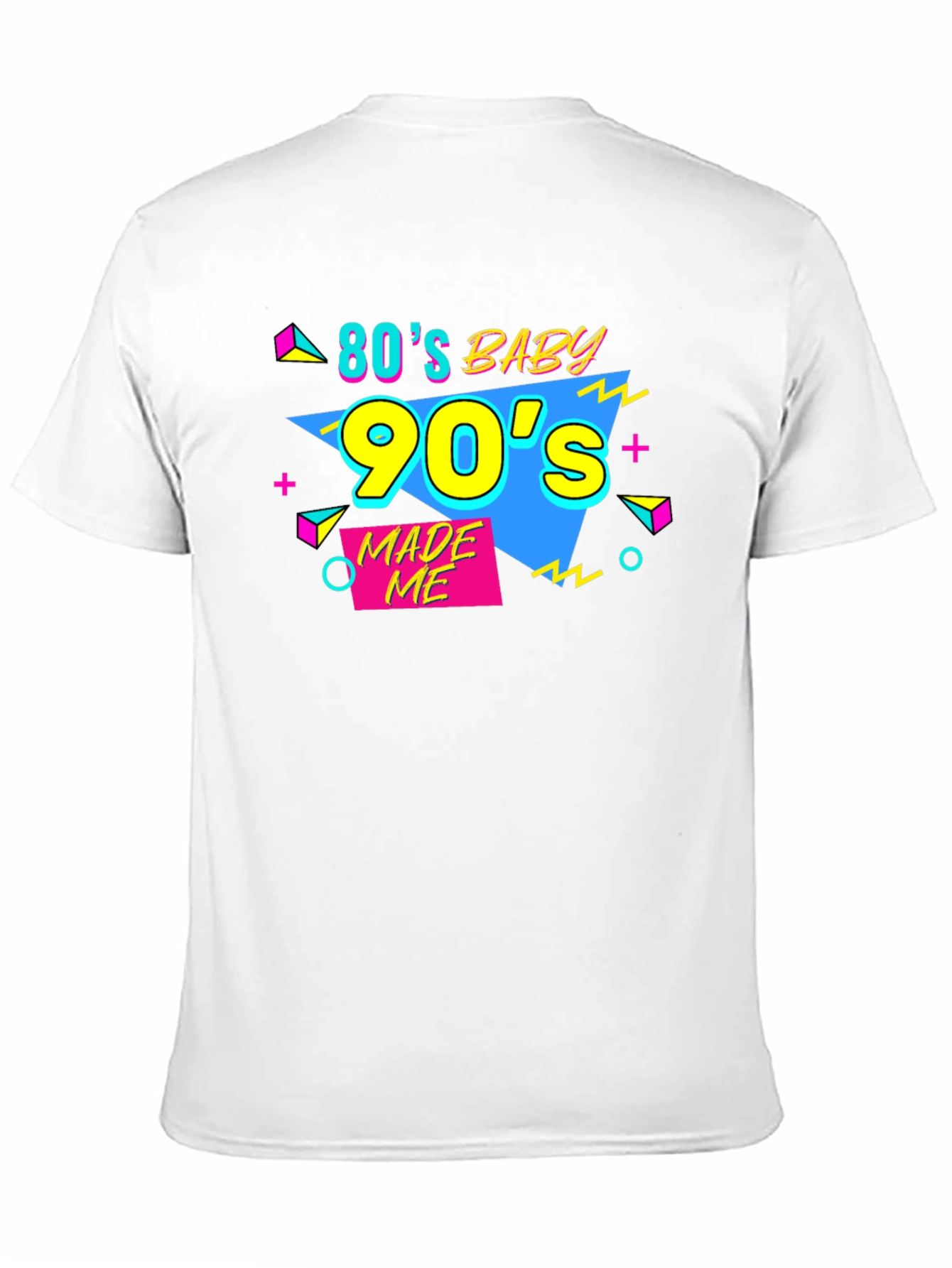 80s Baby 90s Made Me Black T-Shirt