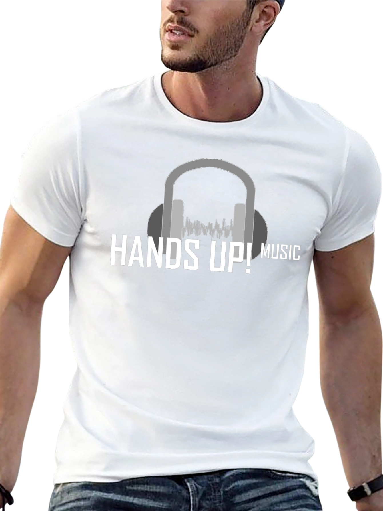 Hands Up! Music Graphic Tee - Unisex