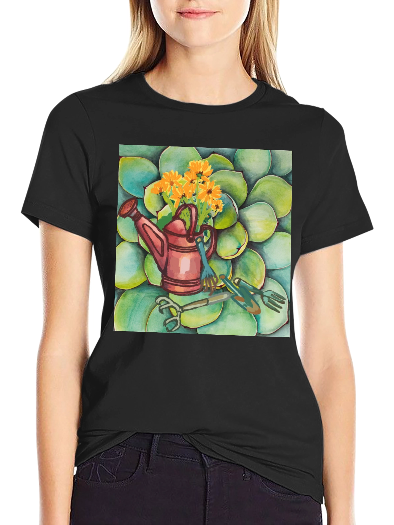 Gardening Theme Graphic Tee - Stylish & Comfortable