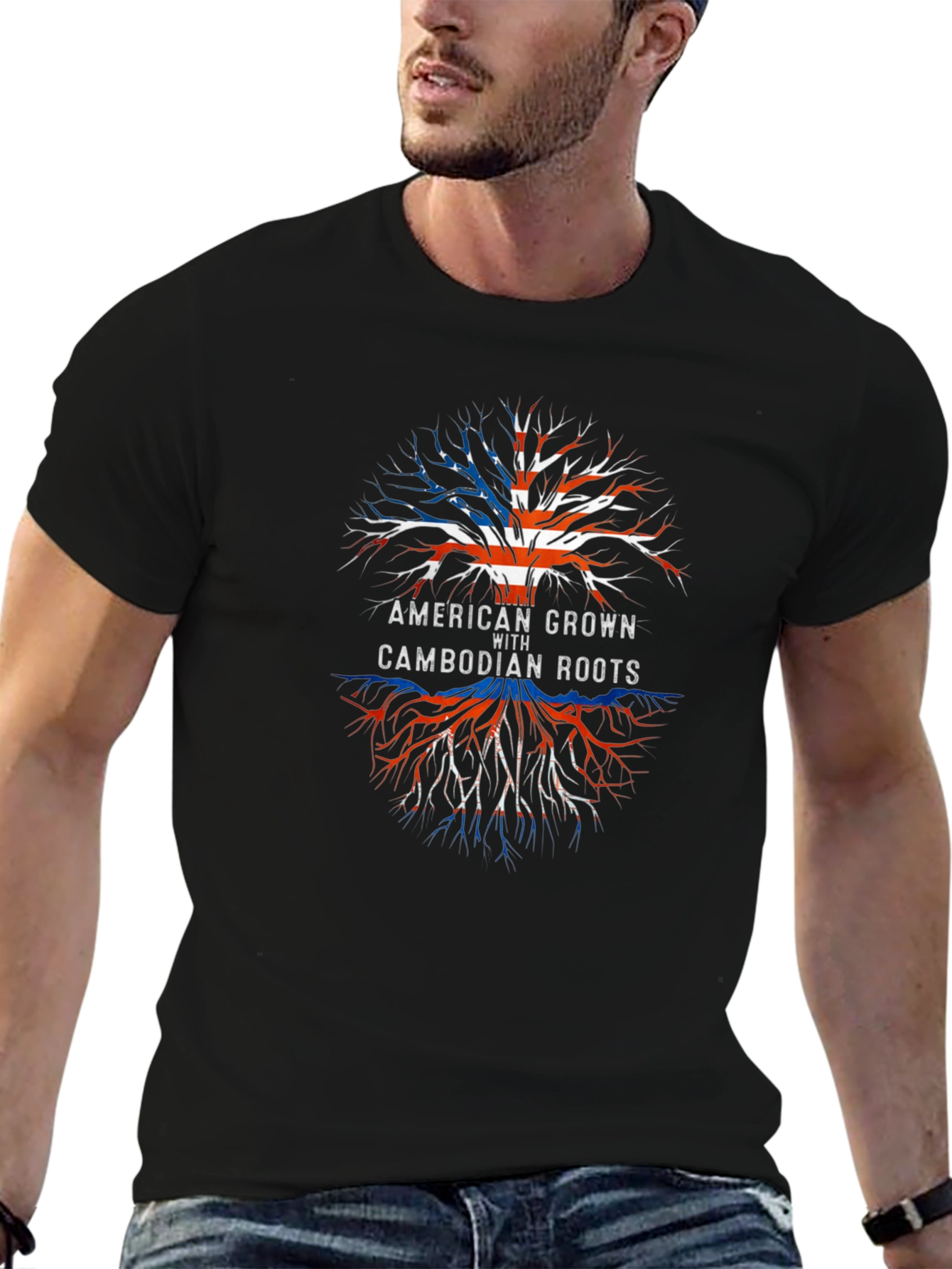 American Grown with Cambodian Roots T-Shirt