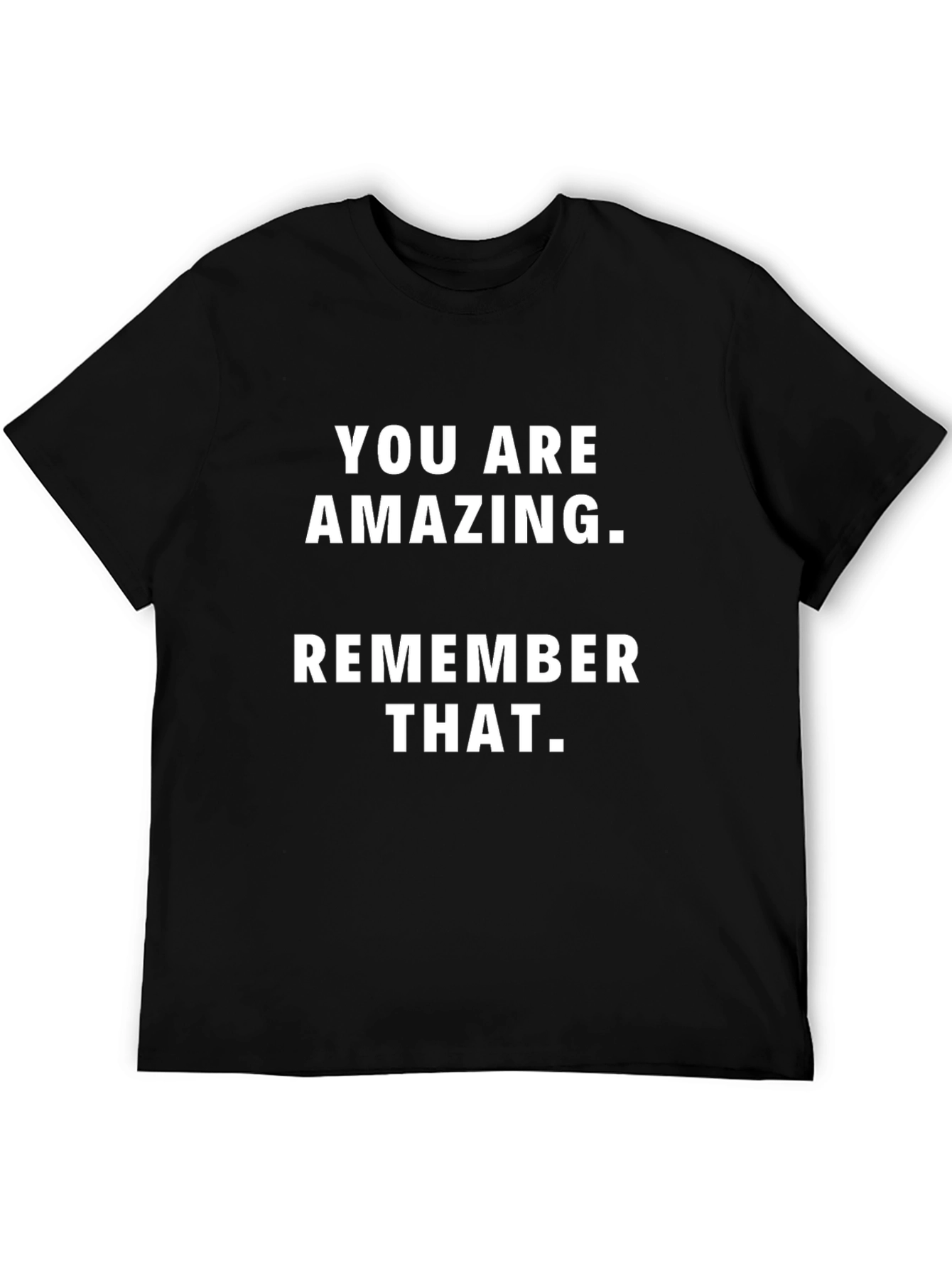 Amazing Reminder Graphic Tee - Black