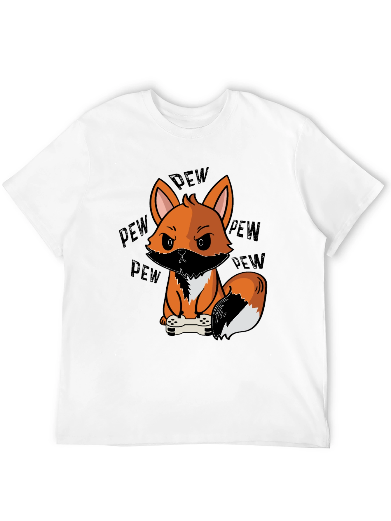Gamer Fox Graphic T-Shirt
