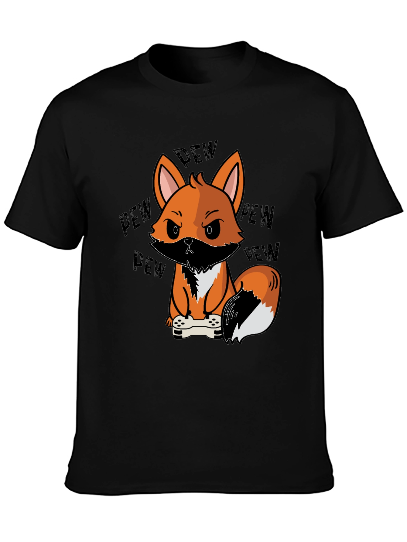 Gamer Fox Graphic T-Shirt