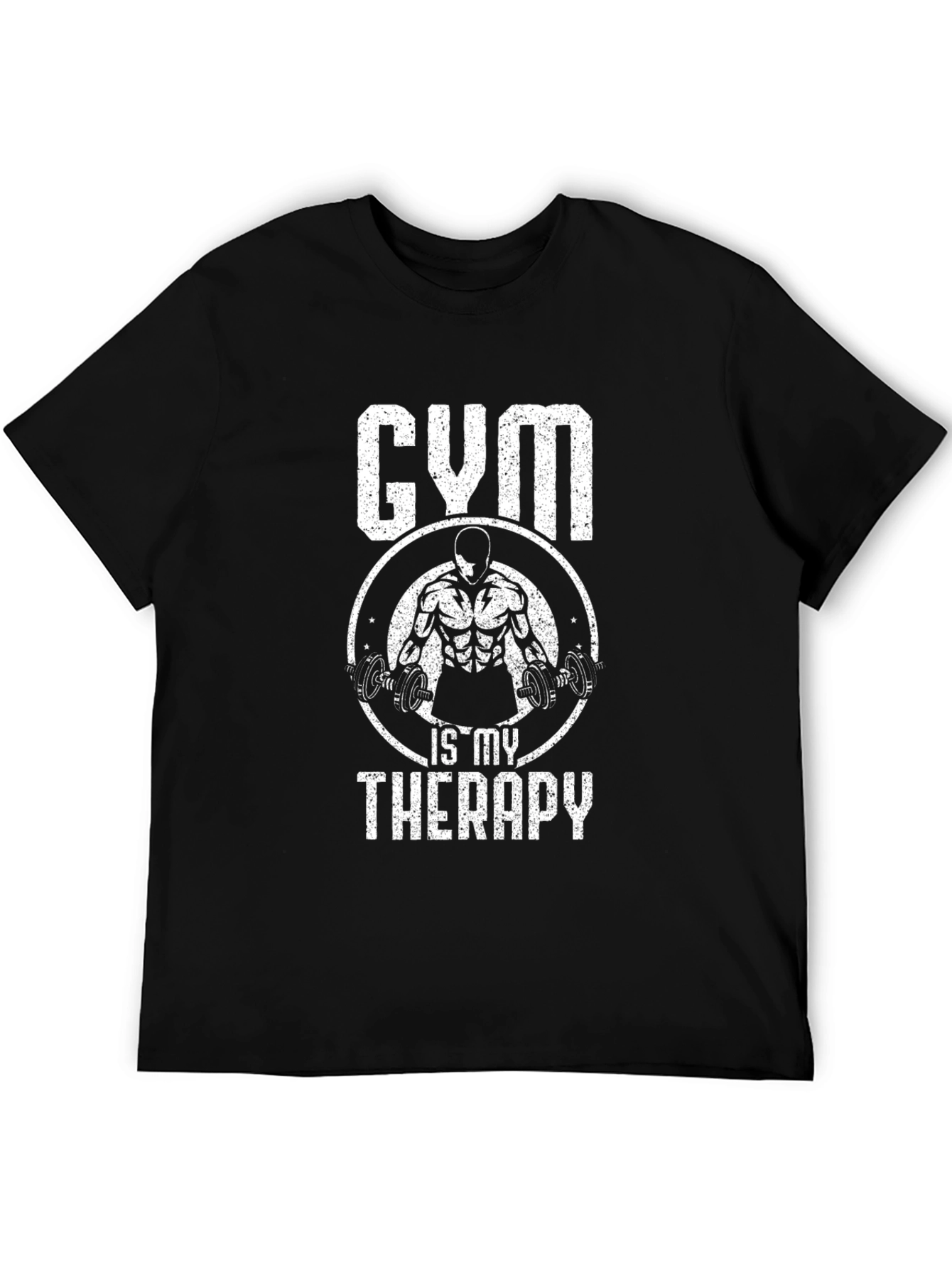 Gym is My Therapy Graphic T-Shirt
