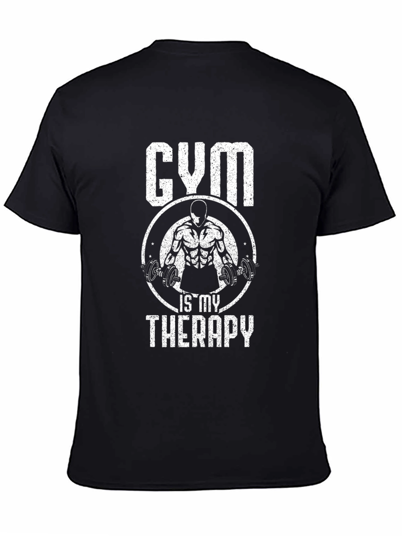 Gym is My Therapy Graphic T-Shirt
