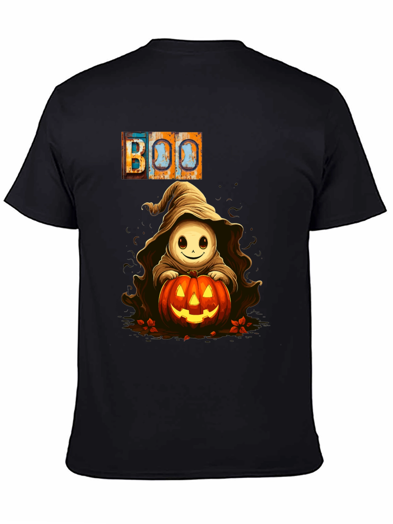 Halloween Boo Ghost Pumpkin T-Shirt