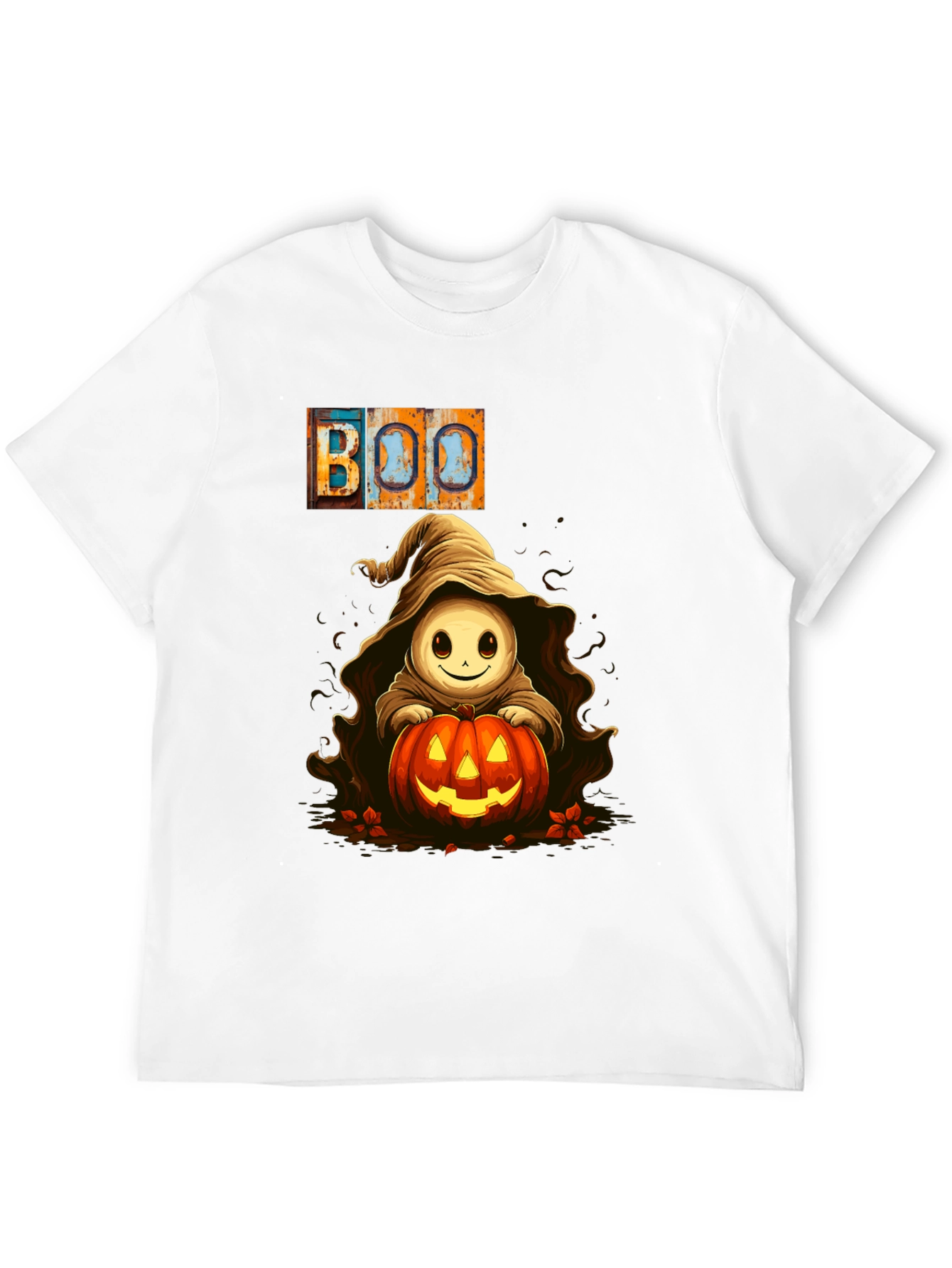 Halloween Boo Ghost Pumpkin T-Shirt