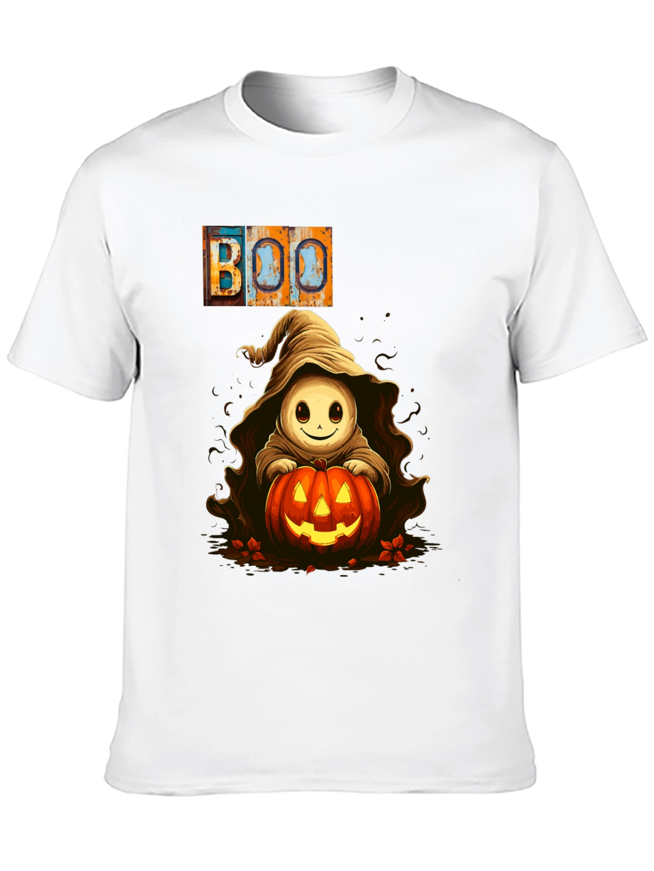 Halloween Boo Ghost Pumpkin T-Shirt