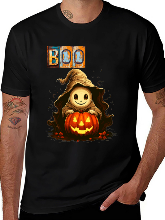 Halloween Boo Ghost Pumpkin T-Shirt