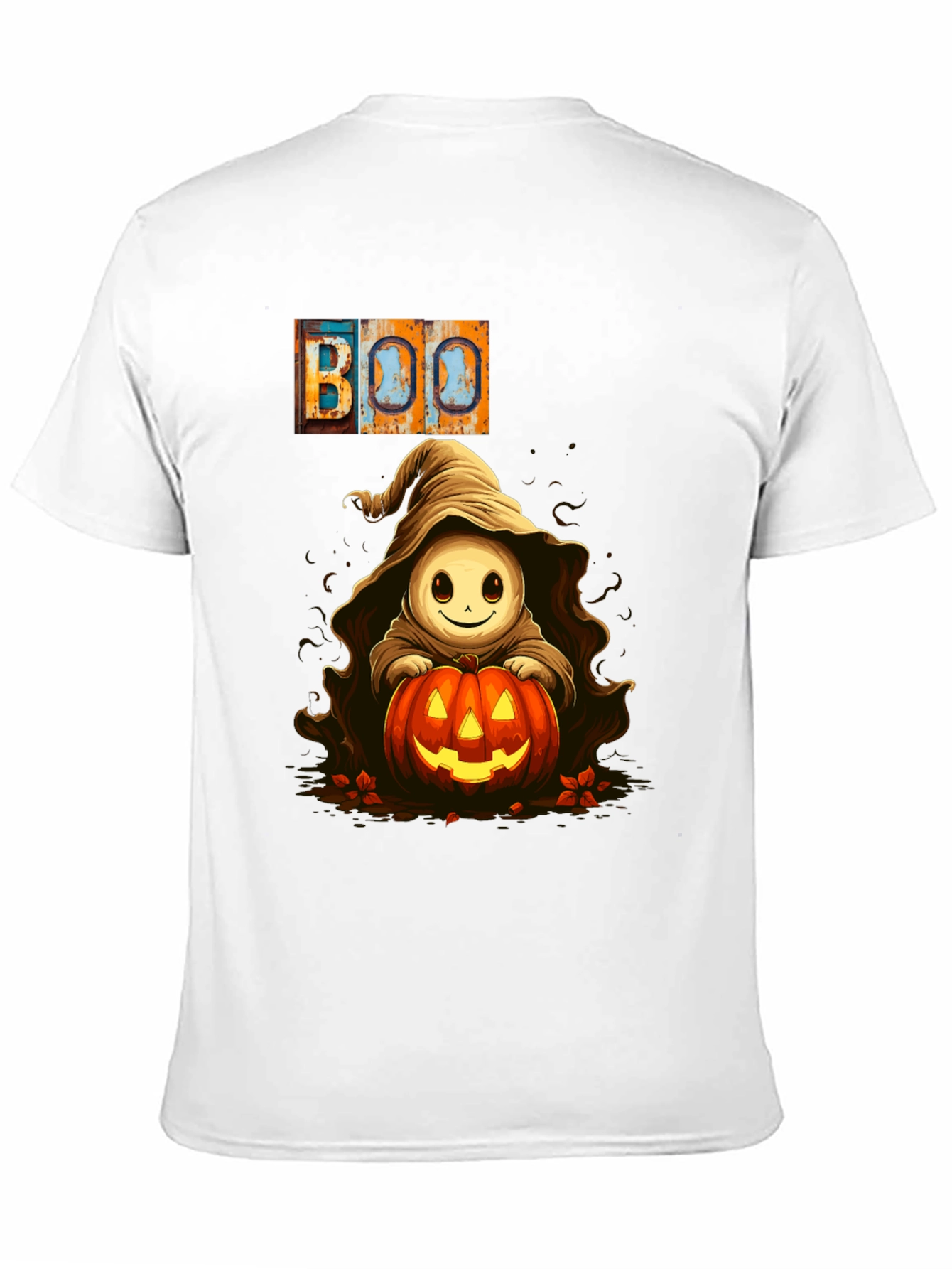 Halloween Boo Ghost Pumpkin T-Shirt