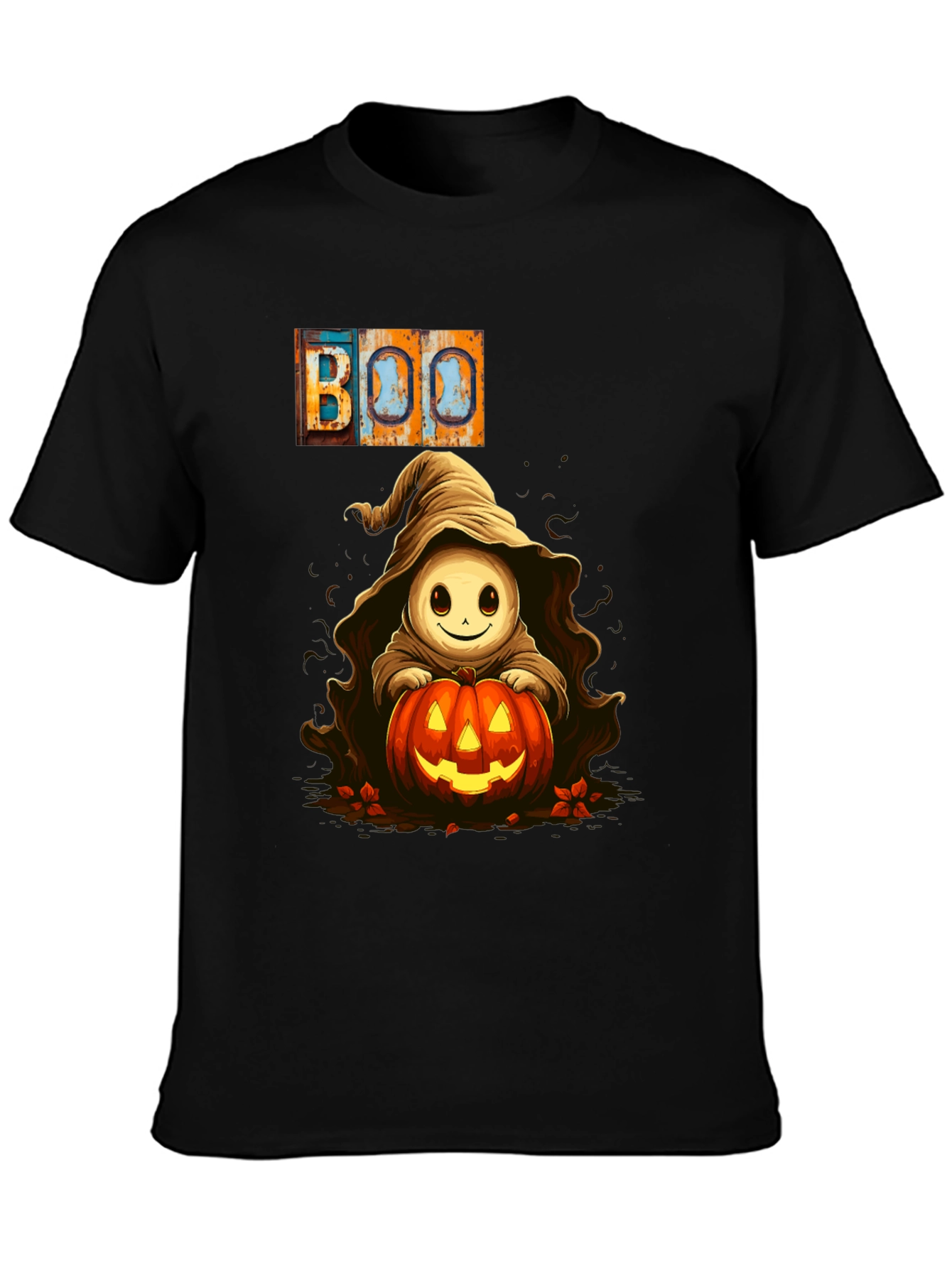Halloween Boo Ghost Pumpkin T-Shirt