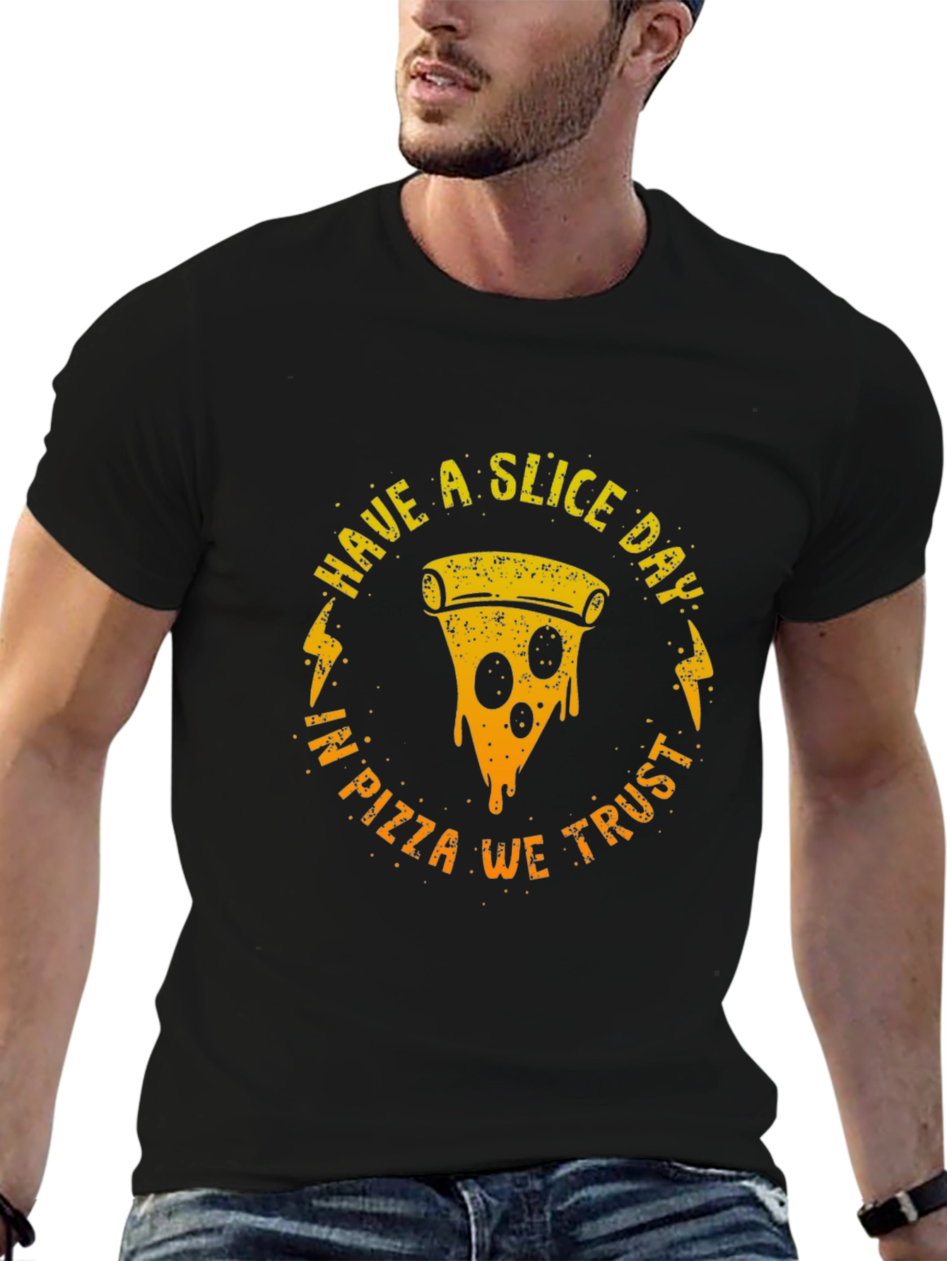 Have a Slice Day Pizza Graphic T-Shirt