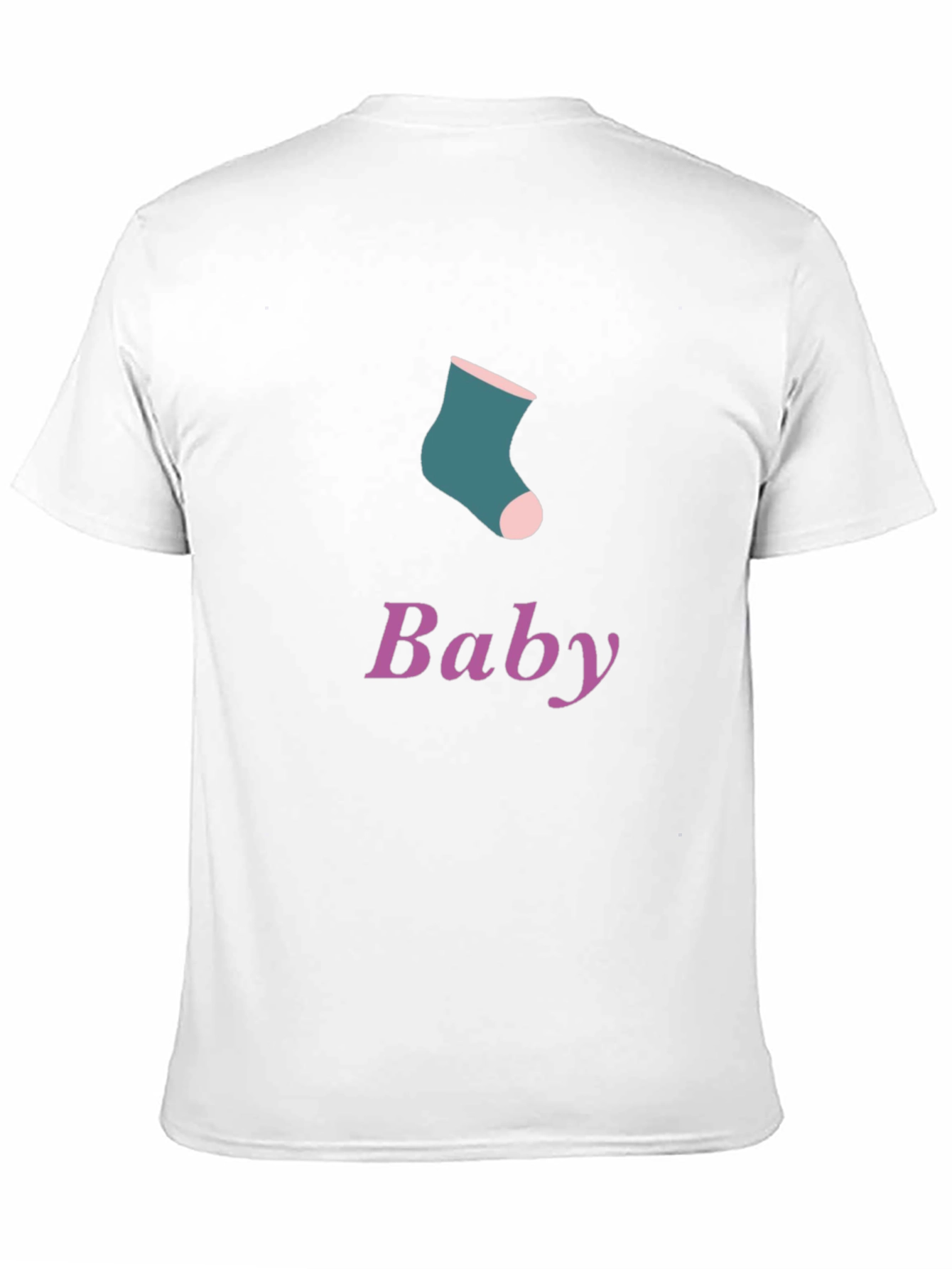 Baby Sock Graphic Tee - Soft Cotton Blend