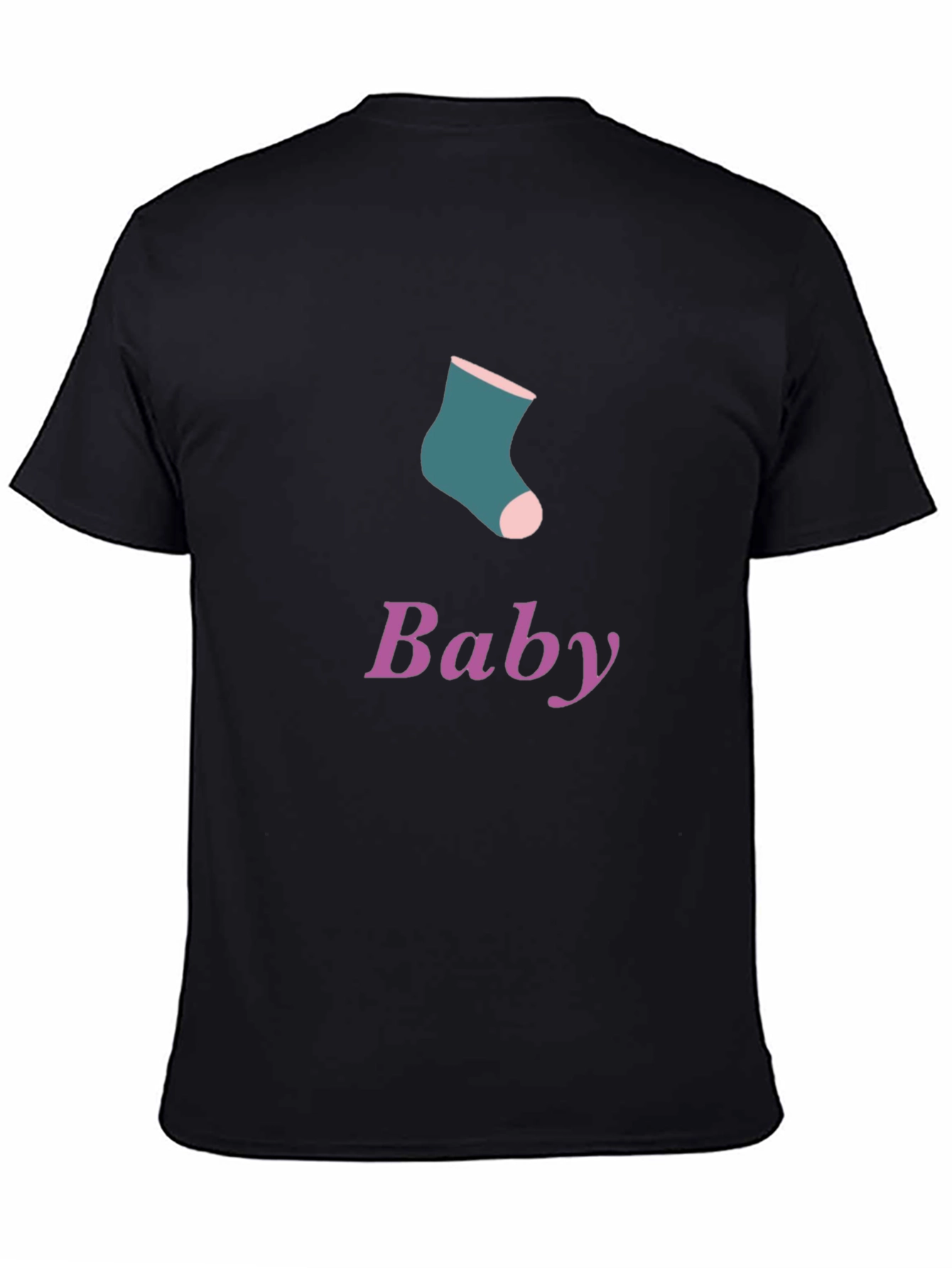 Baby Sock Graphic Tee - Soft Cotton Blend