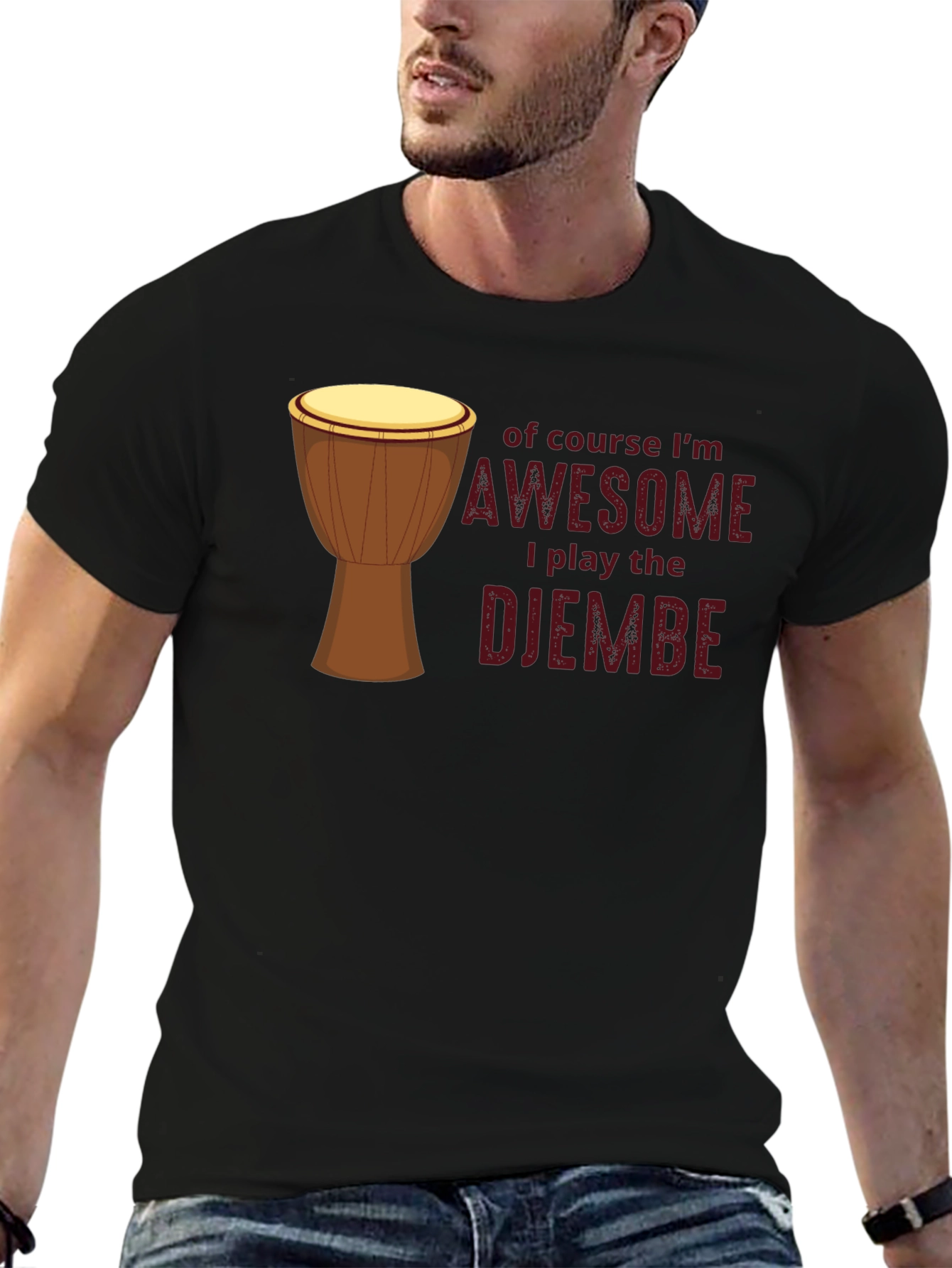 Awesome Djembe Player T-Shirt