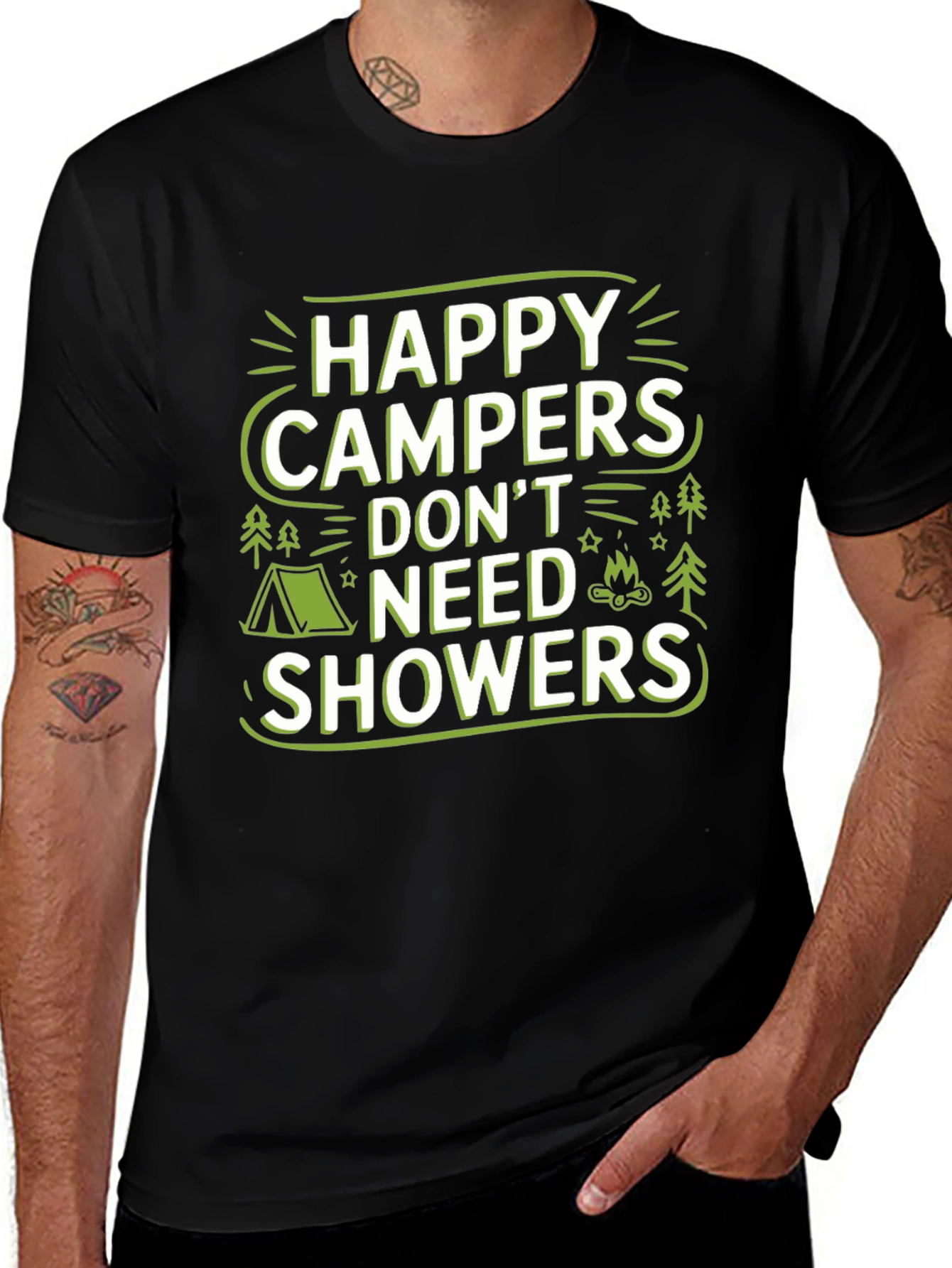 Happy Campers Graphic T-Shirt