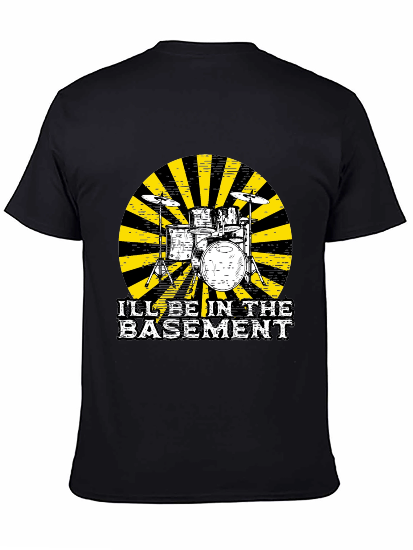 Basement Drum Set T-Shirt - Musician Tee