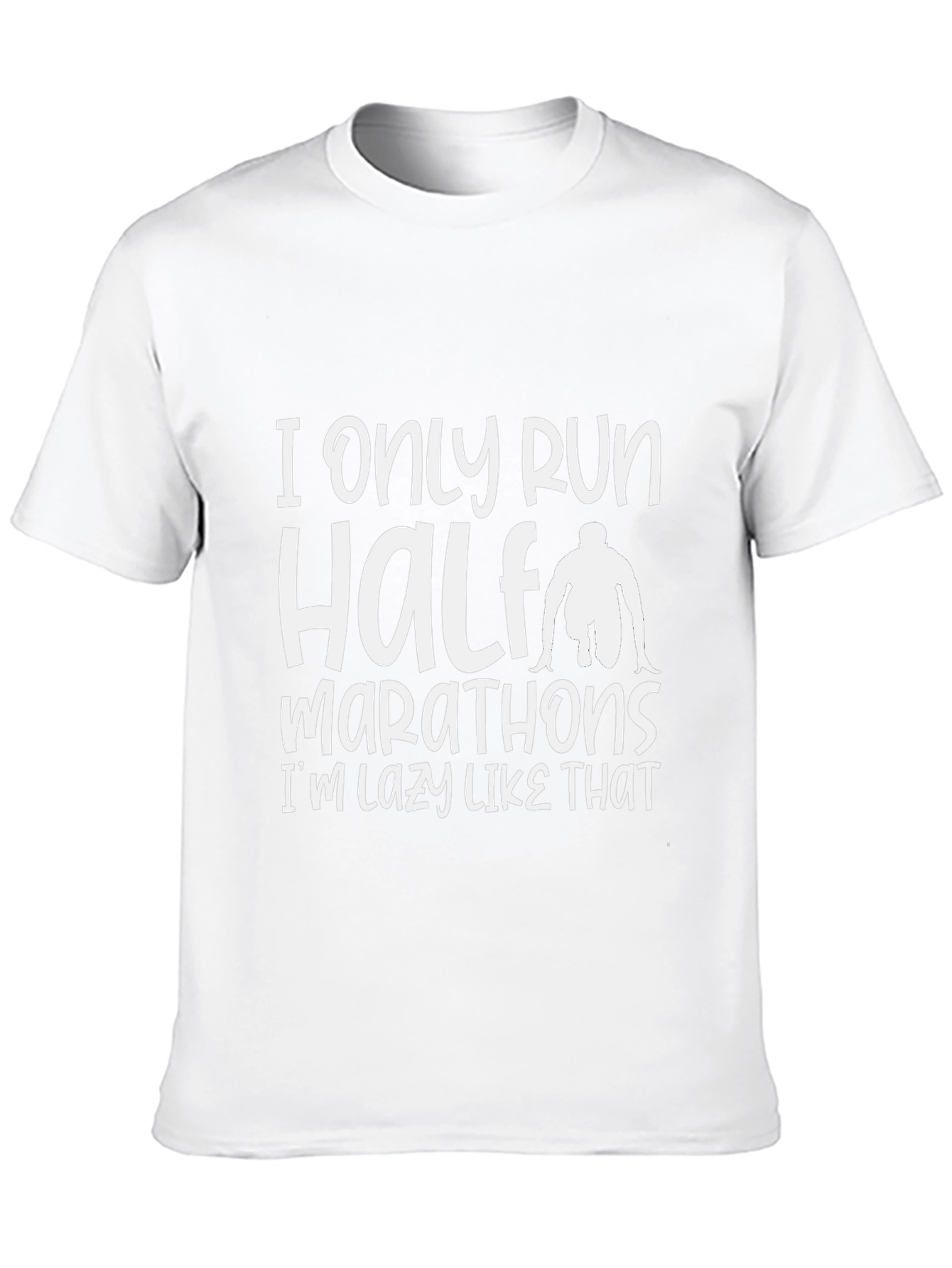 Funny Lazy Runner Half Marathon T-Shirt