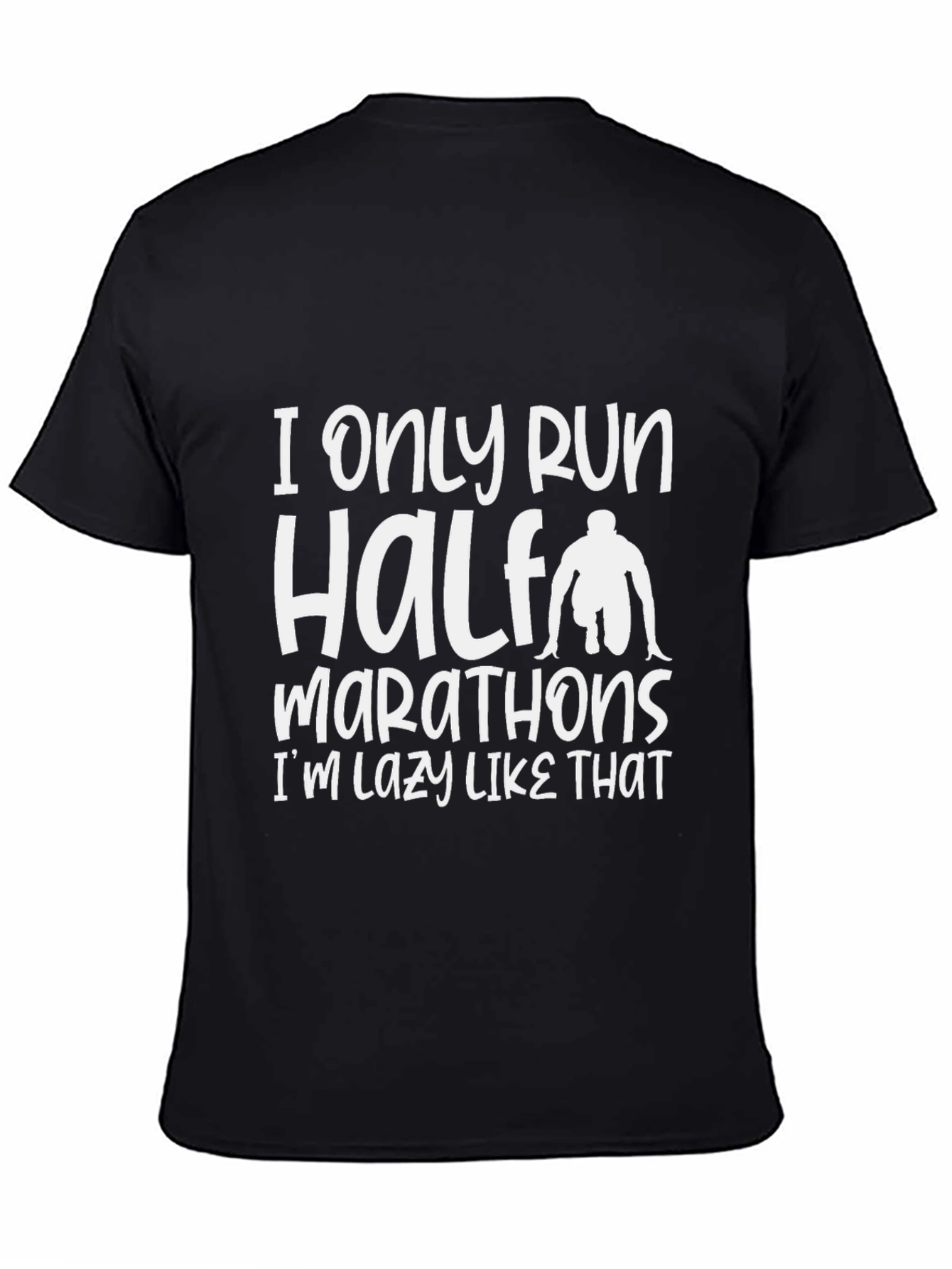Funny Lazy Runner Half Marathon T-Shirt