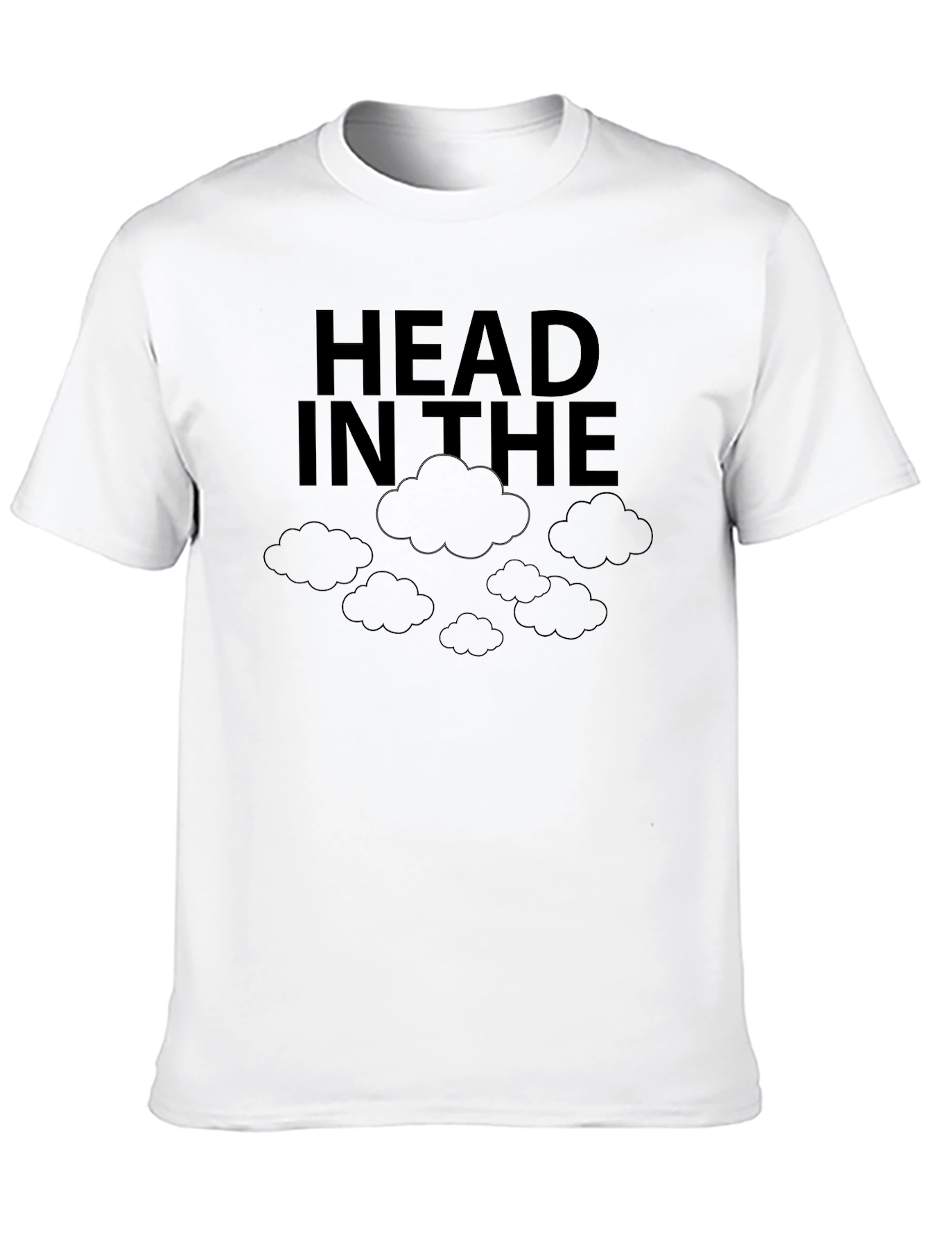 Head in the Clouds Black Graphic Tee