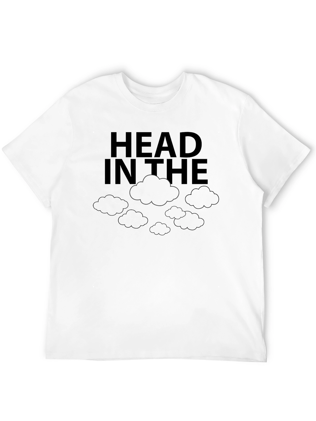 Head in the Clouds Black Graphic Tee