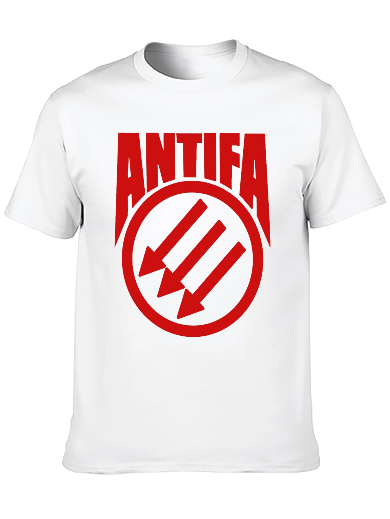 Antifa Three Arrows Graphic Tee - Black