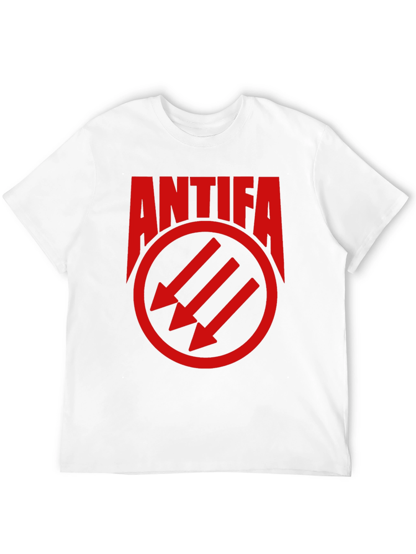 Antifa Three Arrows Graphic Tee - Black