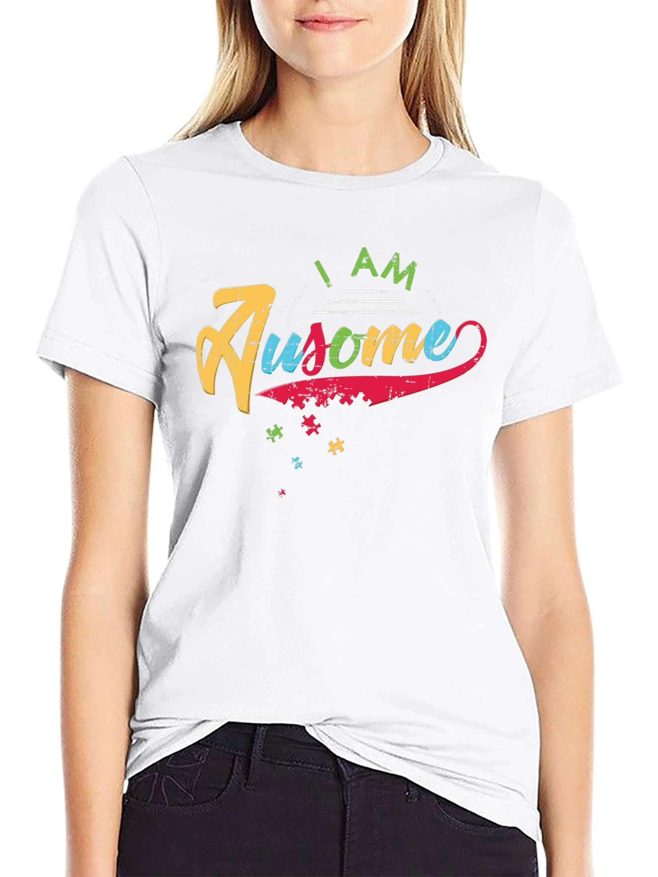 Awesome Autism Awareness Graphic Tee