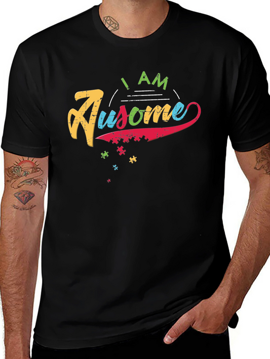 Awesome Autism Awareness Graphic Tee