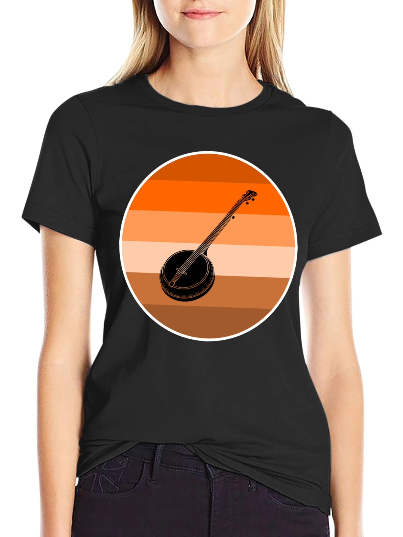 Banjo Sunset Graphic Tee