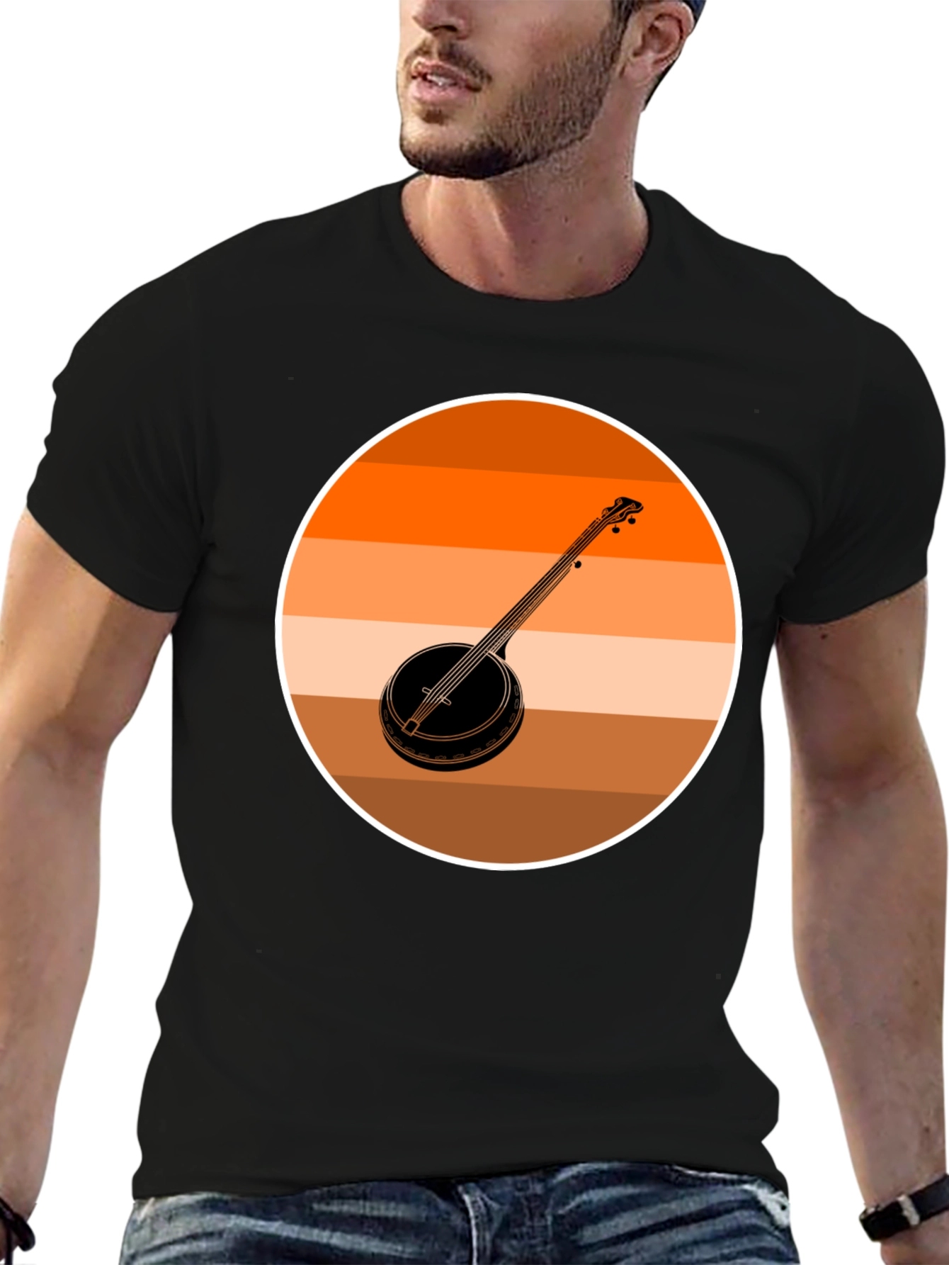 Banjo Sunset Graphic Tee